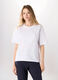 T-shirt in jersey di puro cotone donna_0