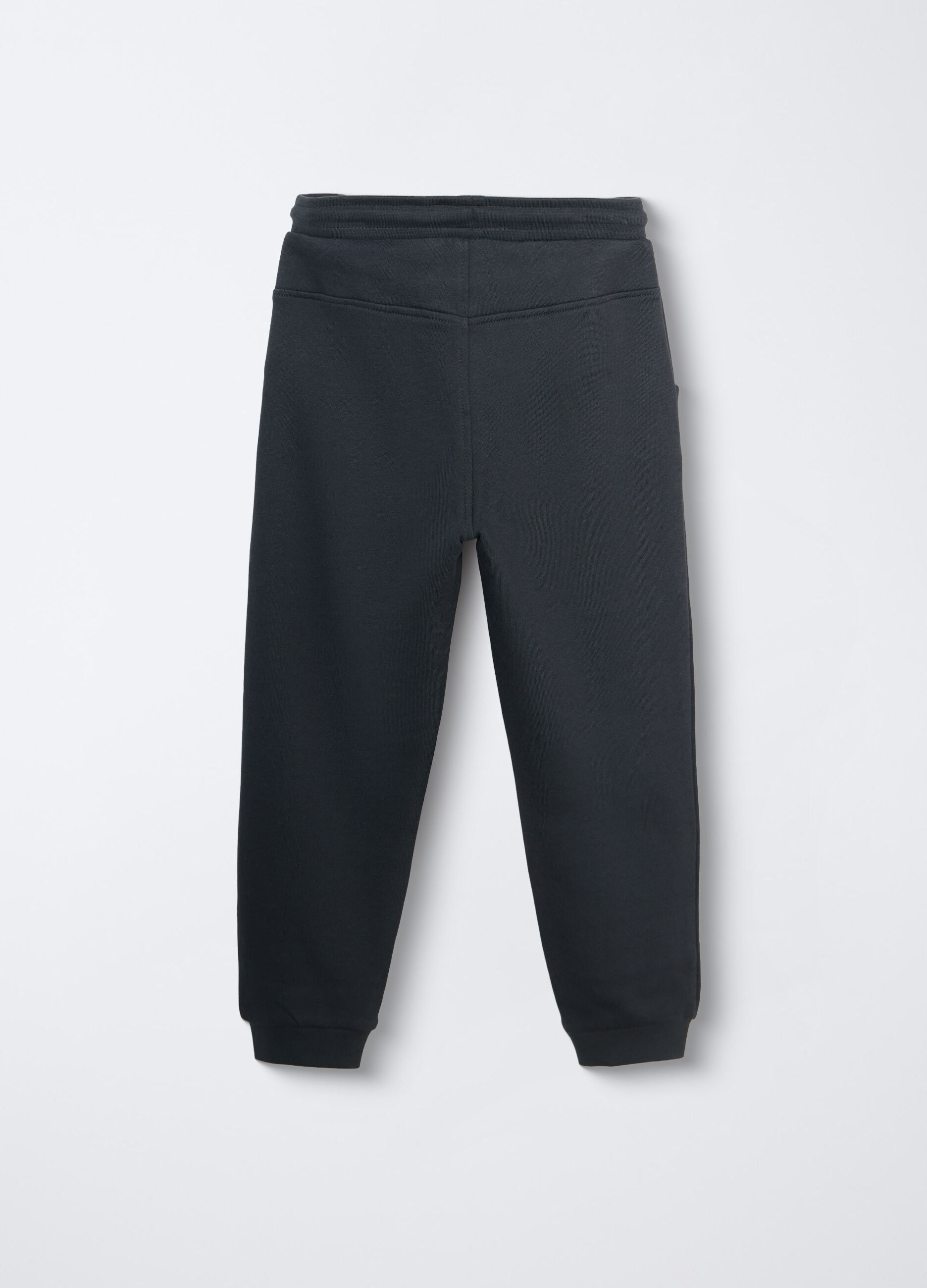 Jogger in felpa di puro cotone bambino_1