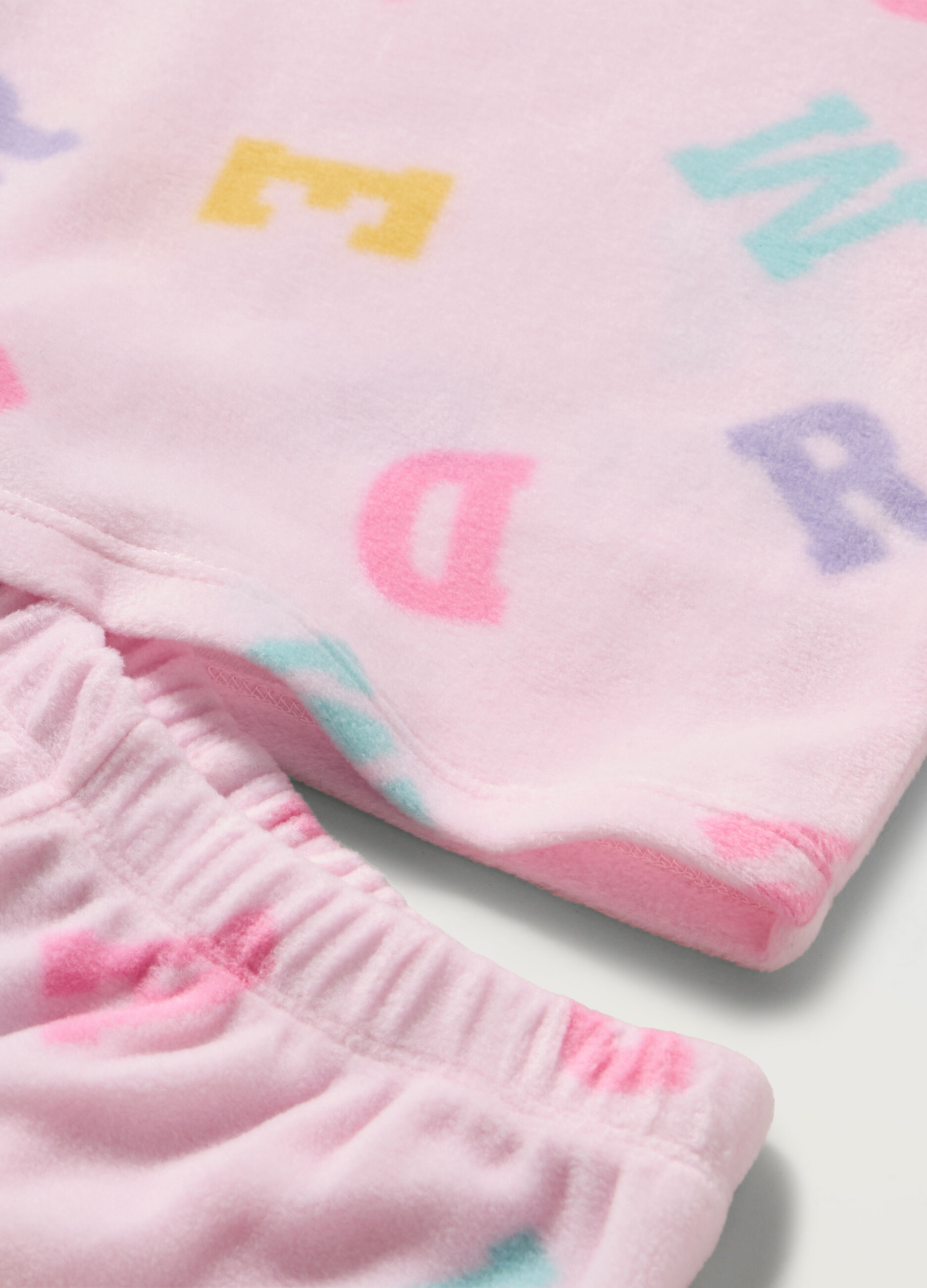 Set pigiama lungo in pile bambina_1