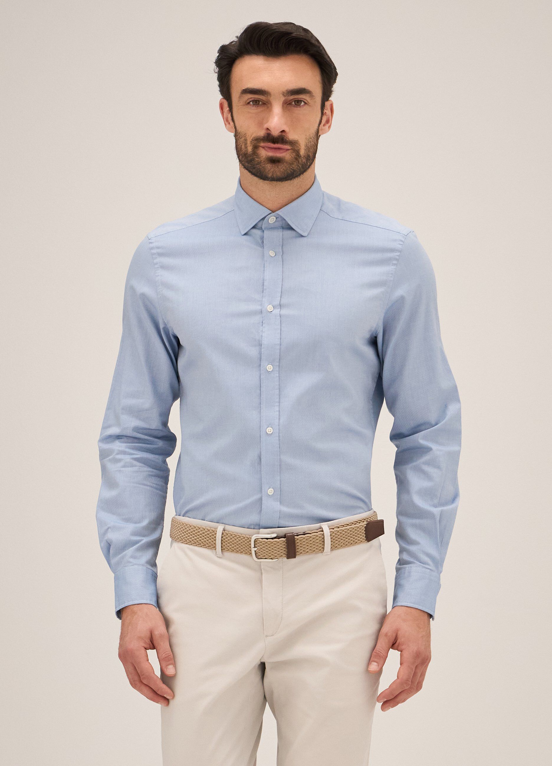 Camicia Rumford in puro cotone uomo_0
