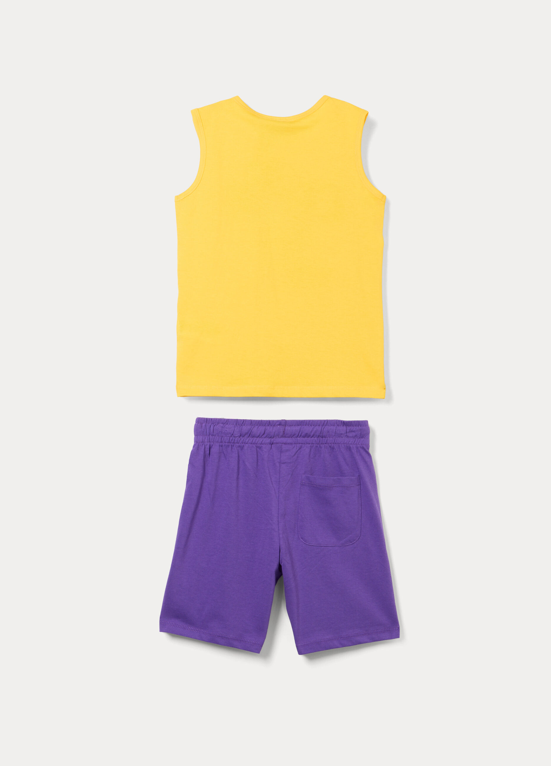 Jogging set in jersey di puro cotone bambino_1