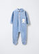 Tutina in costina misto cotone velour neonato_0