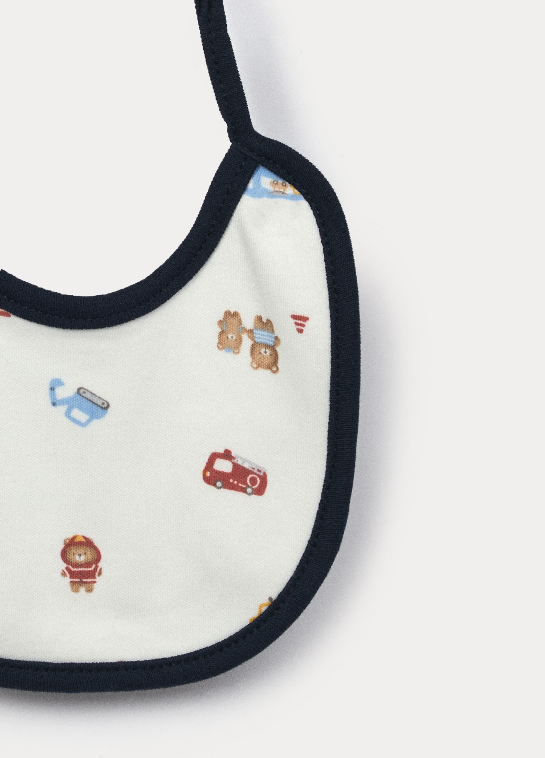 Pack 2 bavaglini in interlock di puro cotone neonato_2