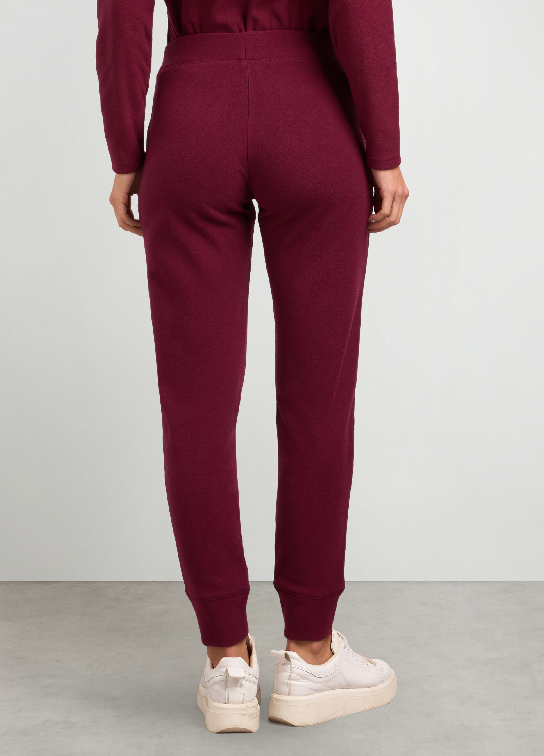 Leggings in pile tinta unita. _1