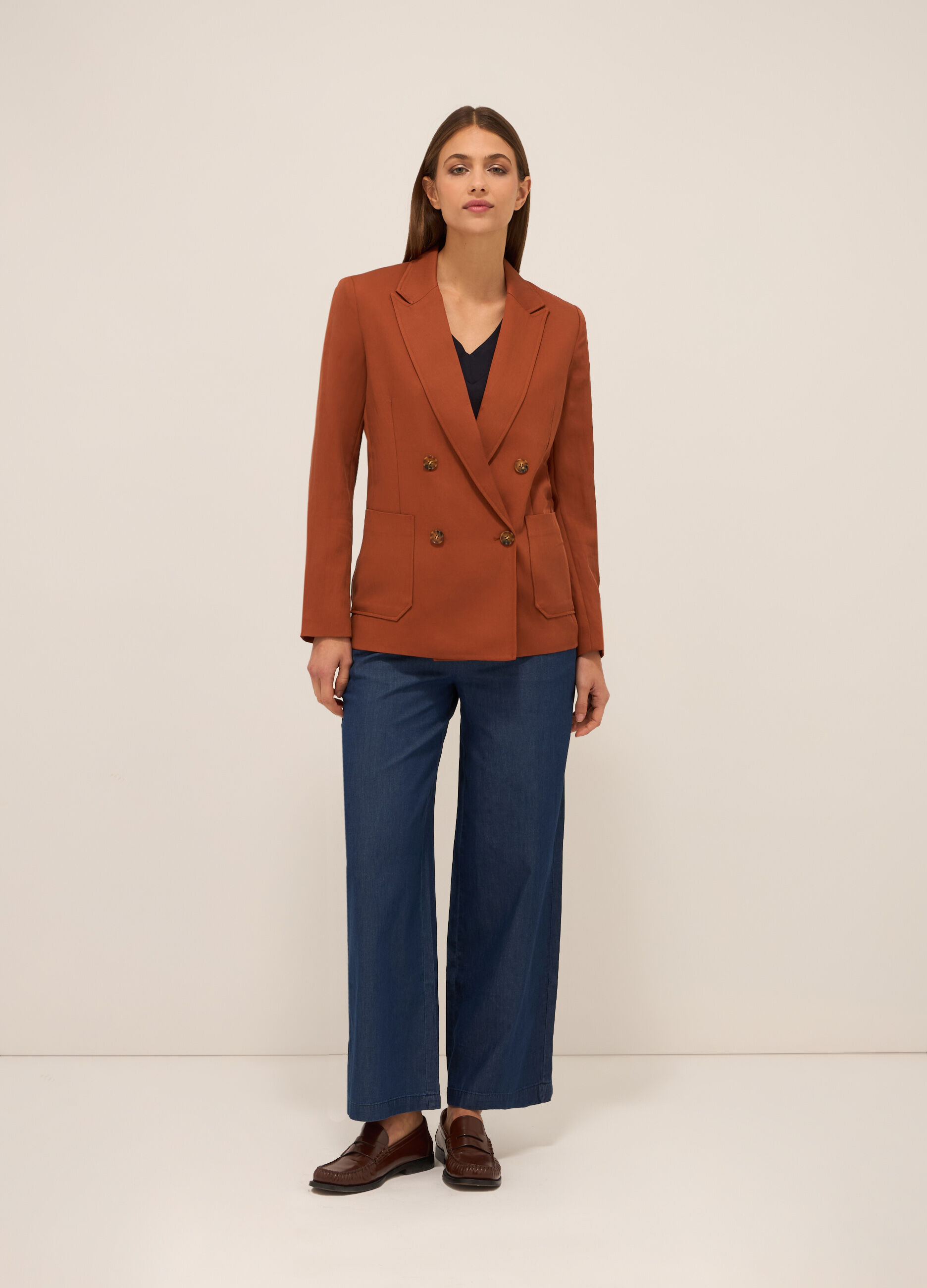 Blazer misto viscosa donna_0