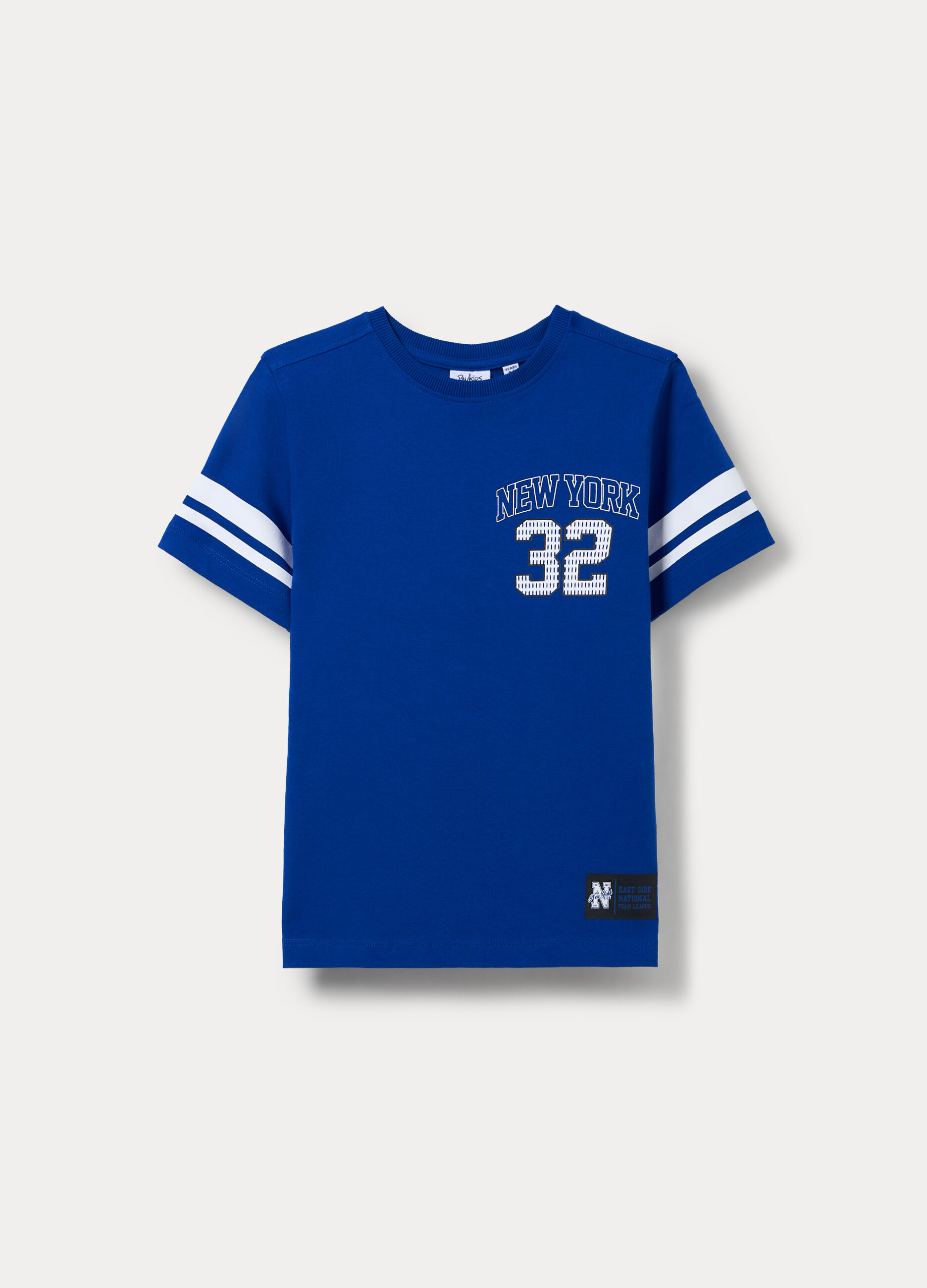 T-shirt girocollo in jersey di puro cotone bambino_0