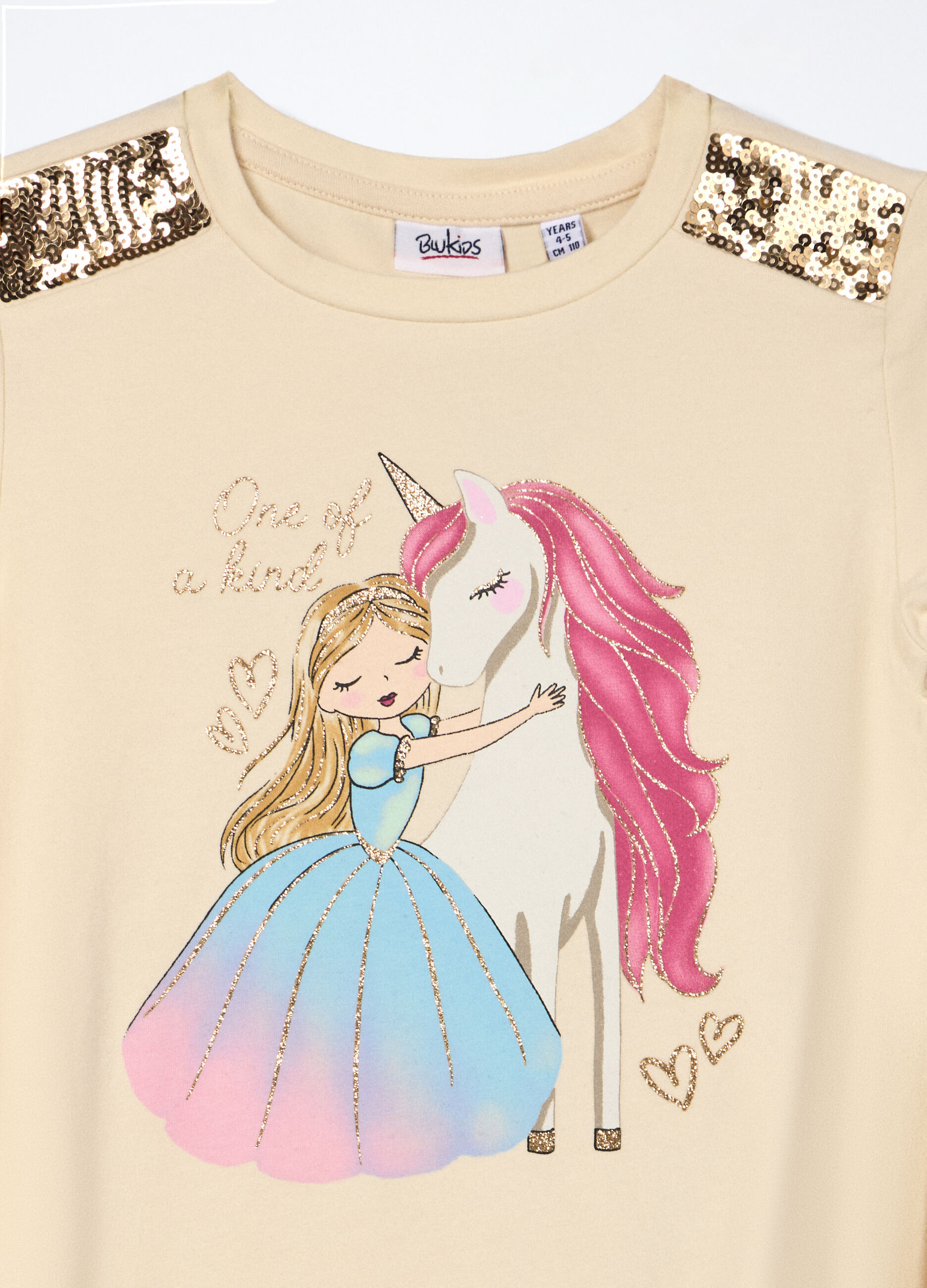 T-shirt in jersey di cotone stretch bambina_2