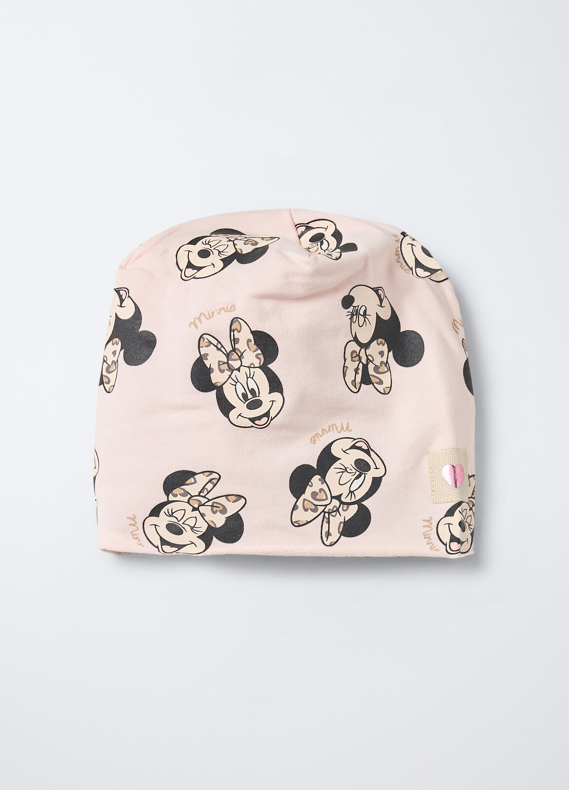 Berretto Disney in cotone garzato stretch neonata_0