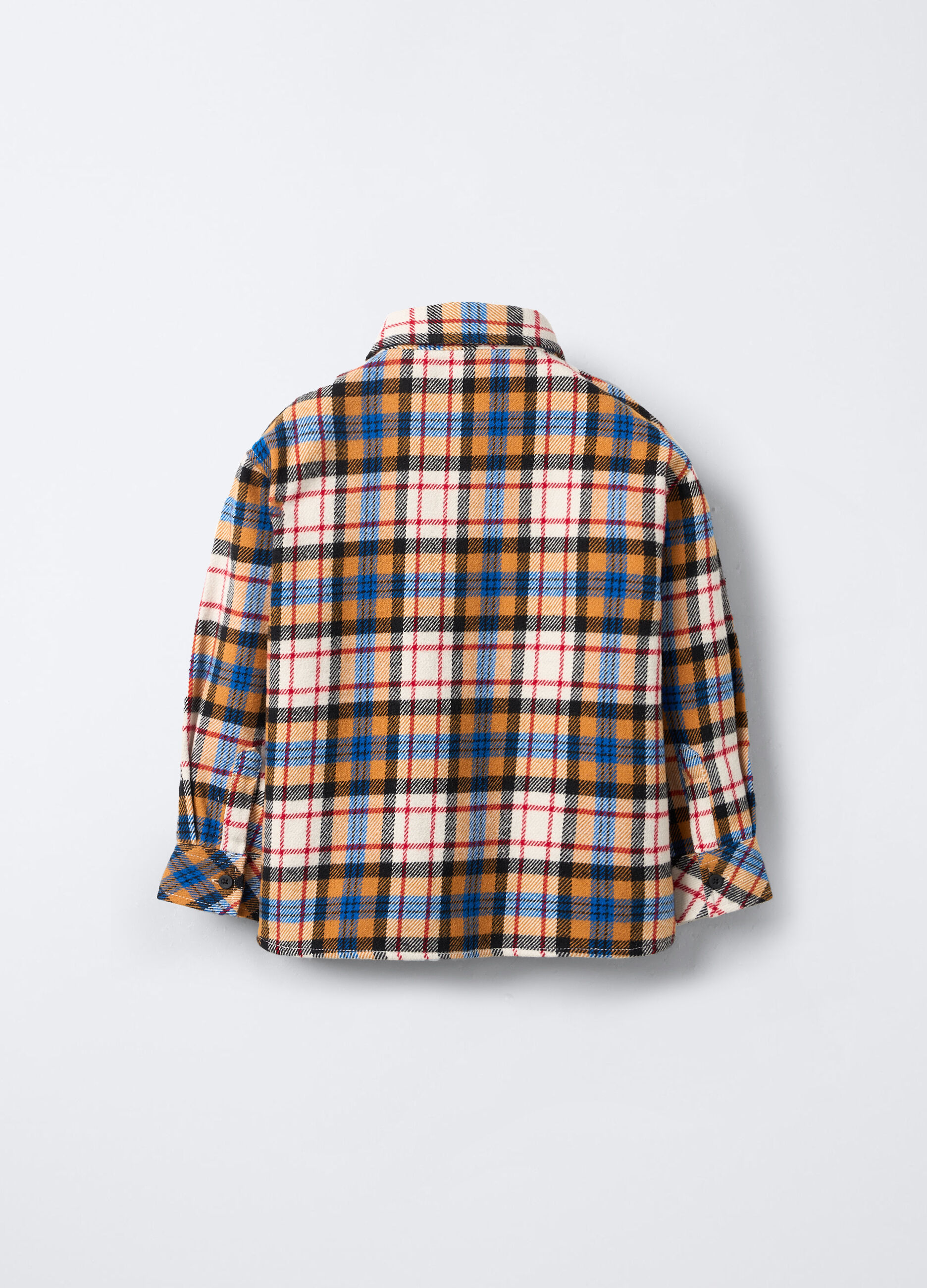 Camicia in flanella misto cotone Fit Regular bambino_1