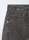 Pantaloni in drill di puro cotone Wide Leg ragazza_2