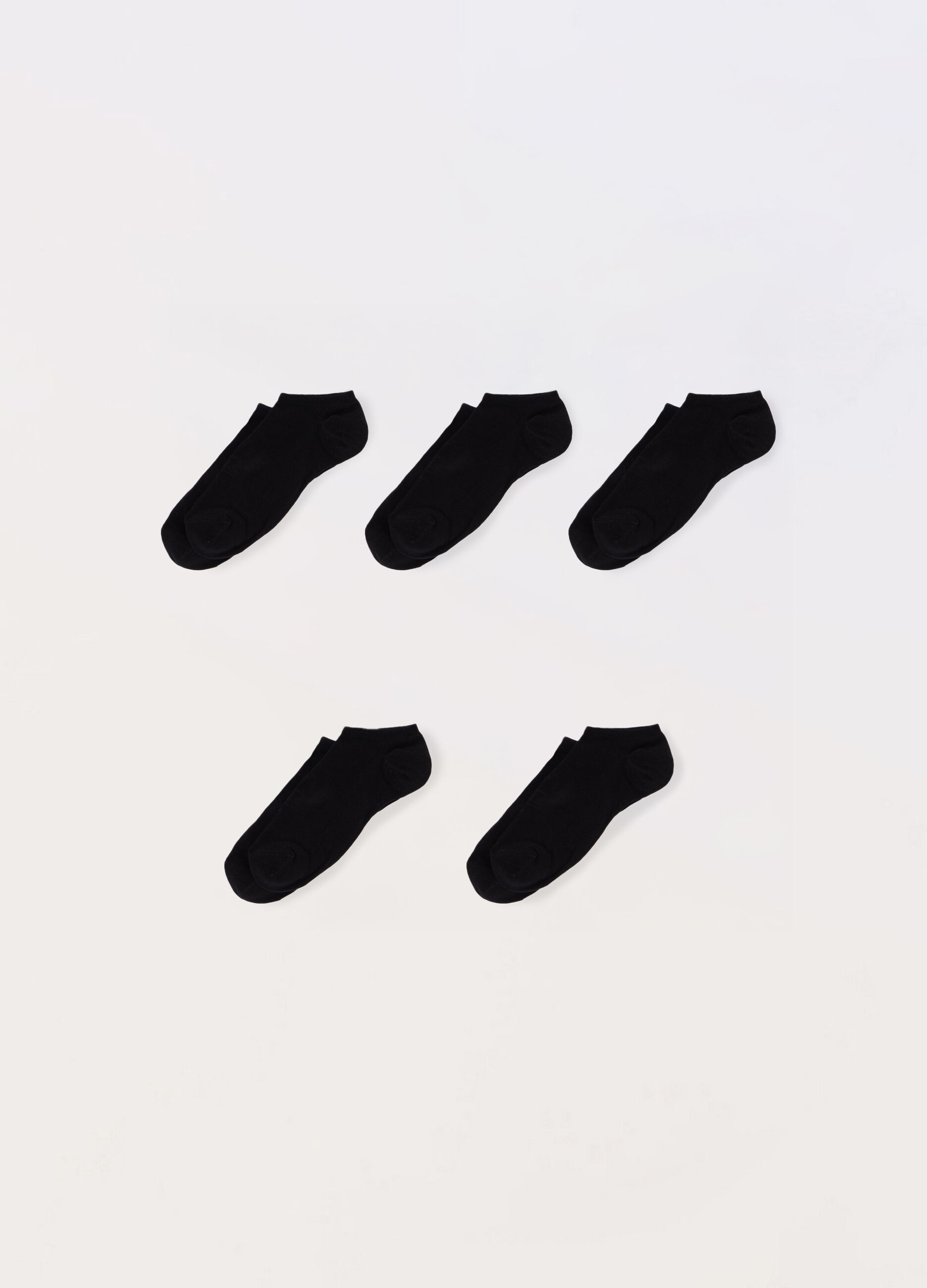 5 pack calzini sneaker in cotone stretch uomo_0
