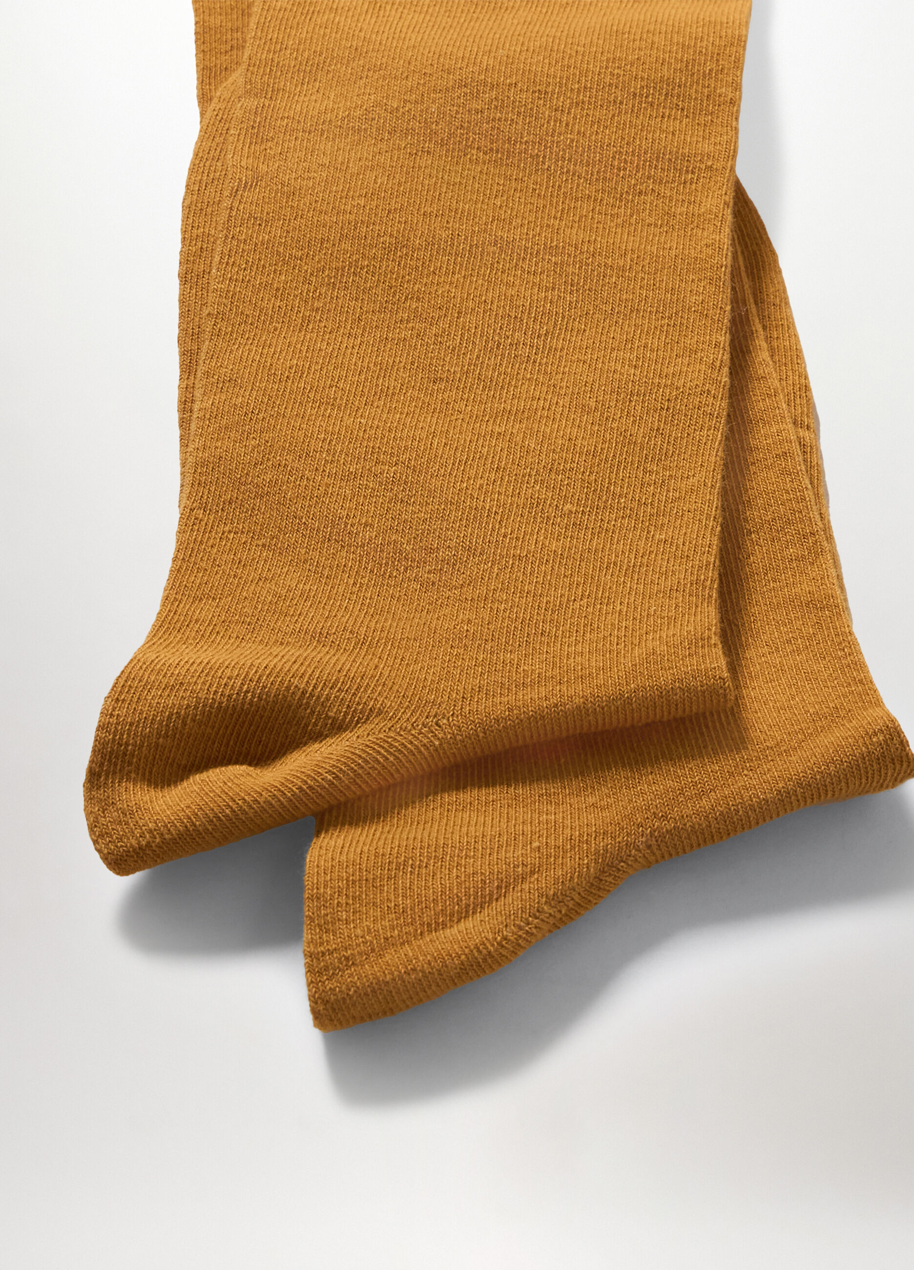 Calze lunghe in misto cotone tinta unita uomo_1