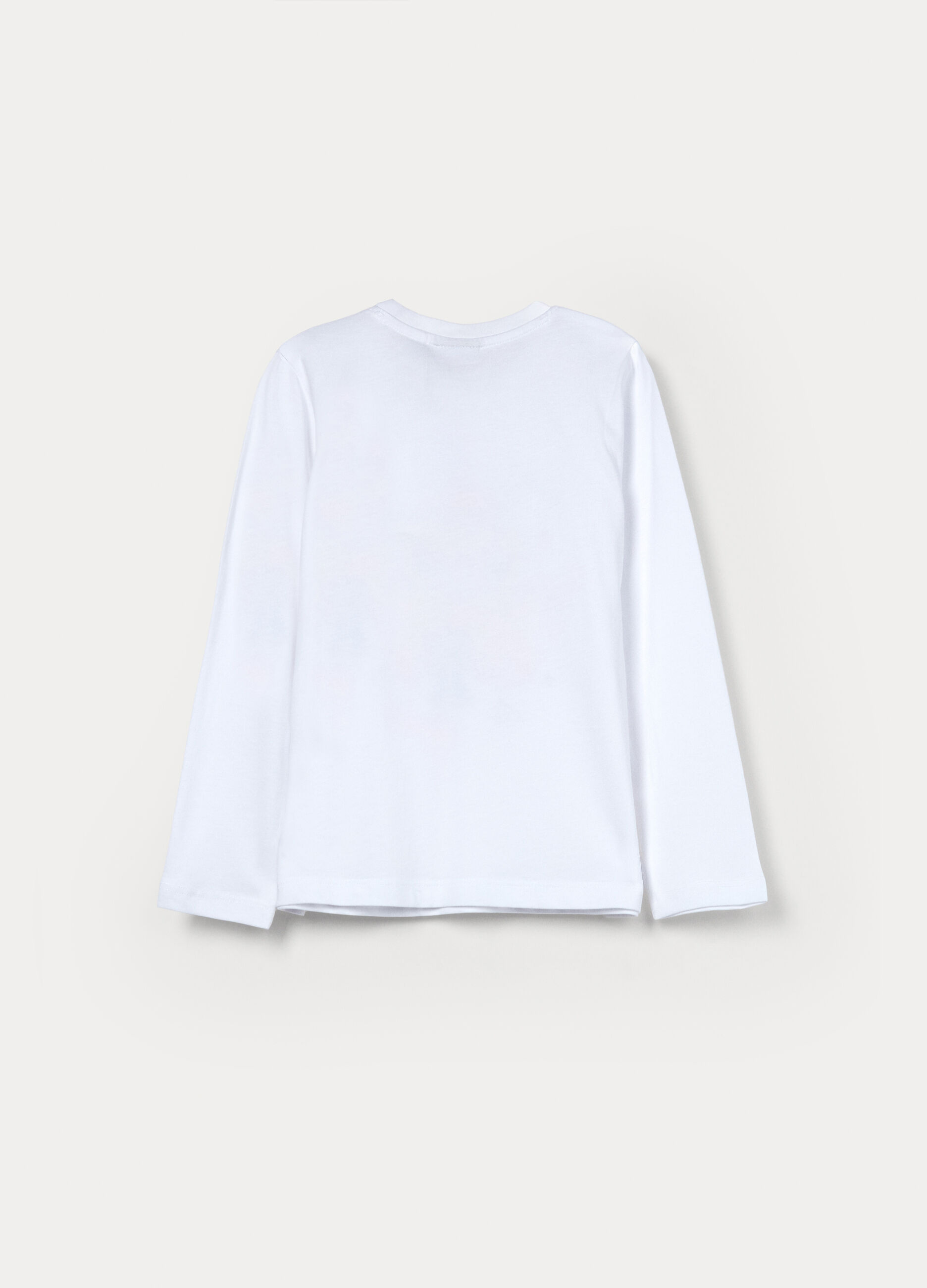 T-shirt in jersey di puro cotone bambina_1