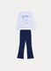Jogging set in french terry di puro cotone bambina_0