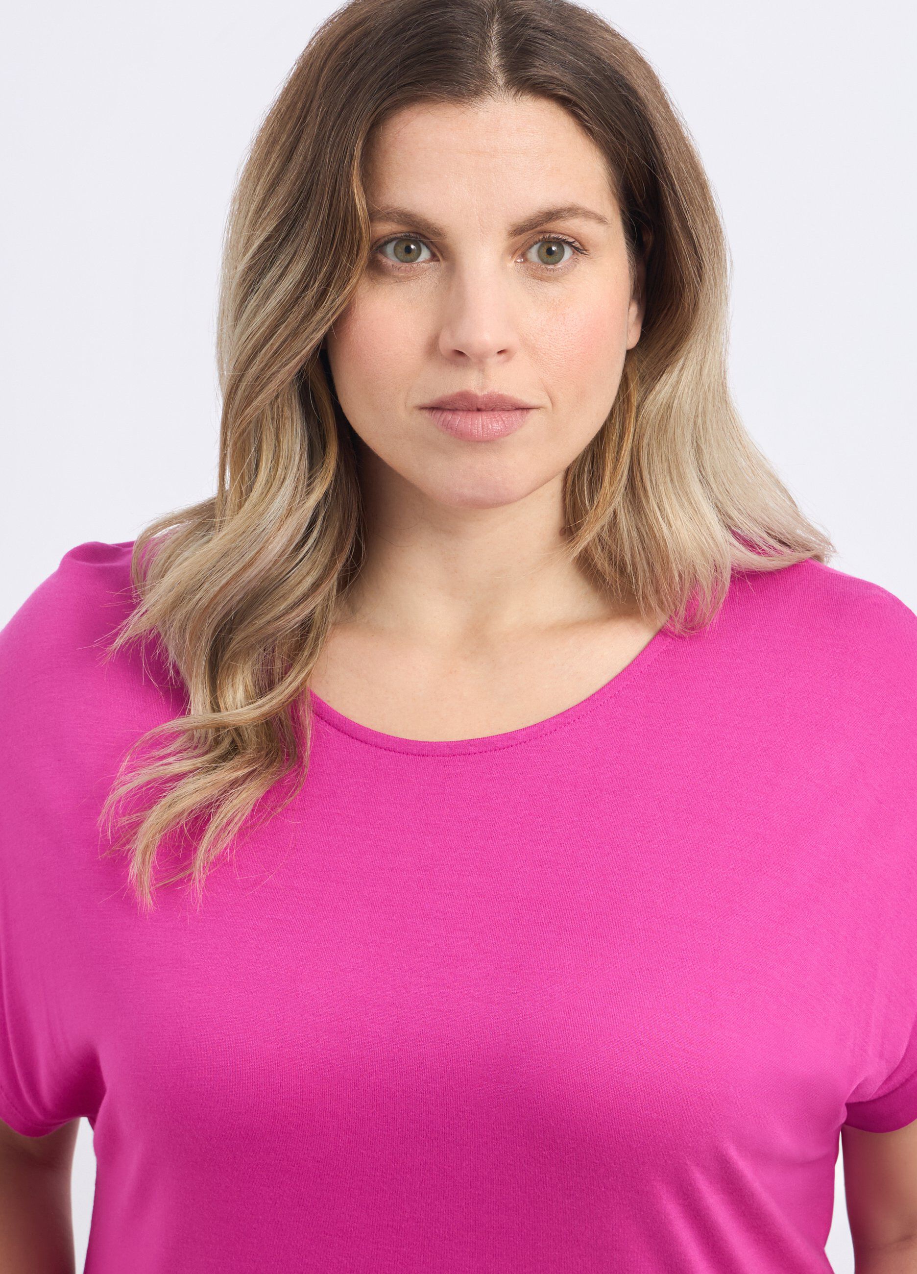 T-shirt in pura viscosa donna curvy_2