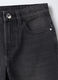 Pantaloni in denim misto cotone Wide Leg ragazza_2
