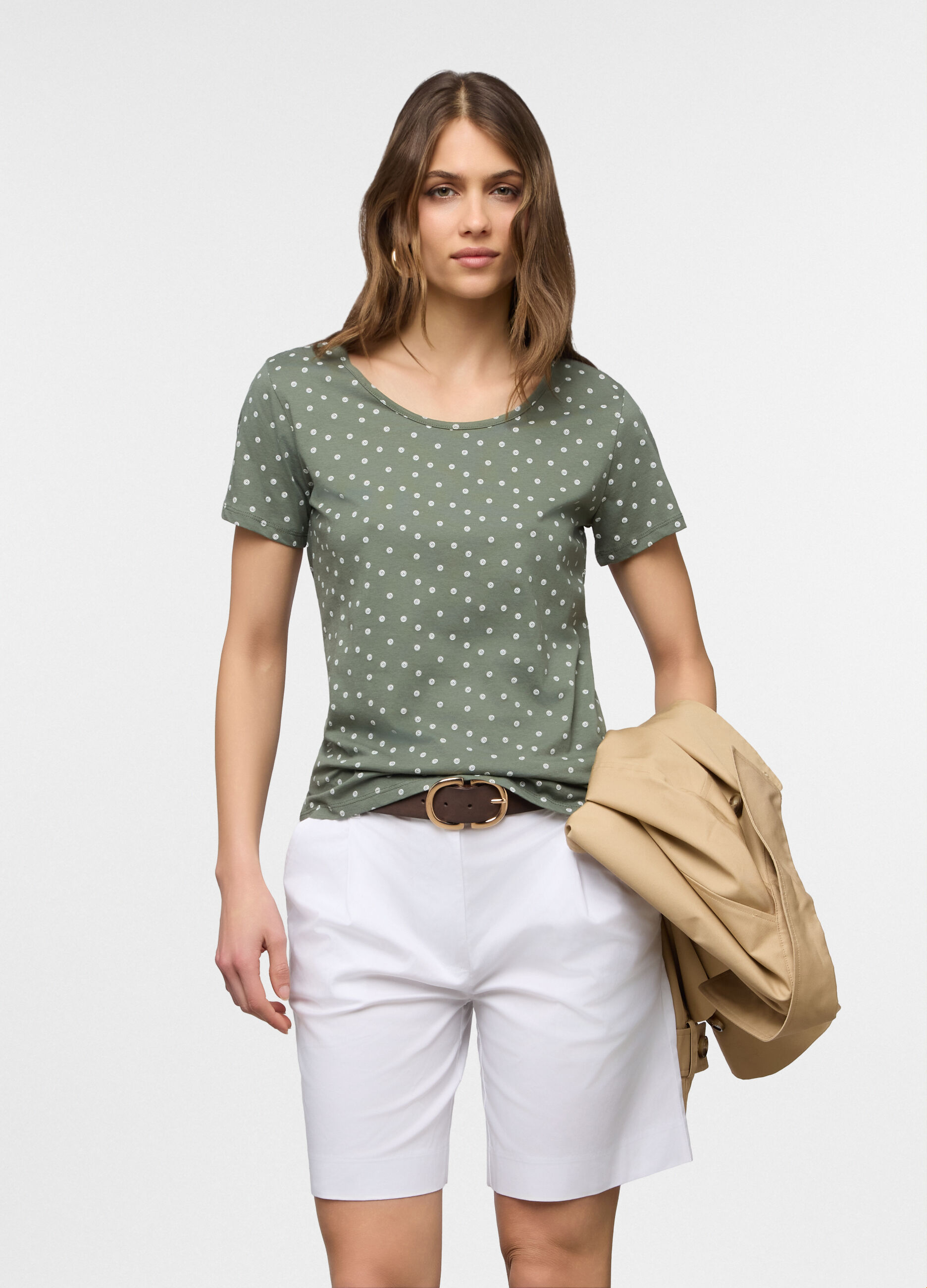 T-shirt girocollo donna_0