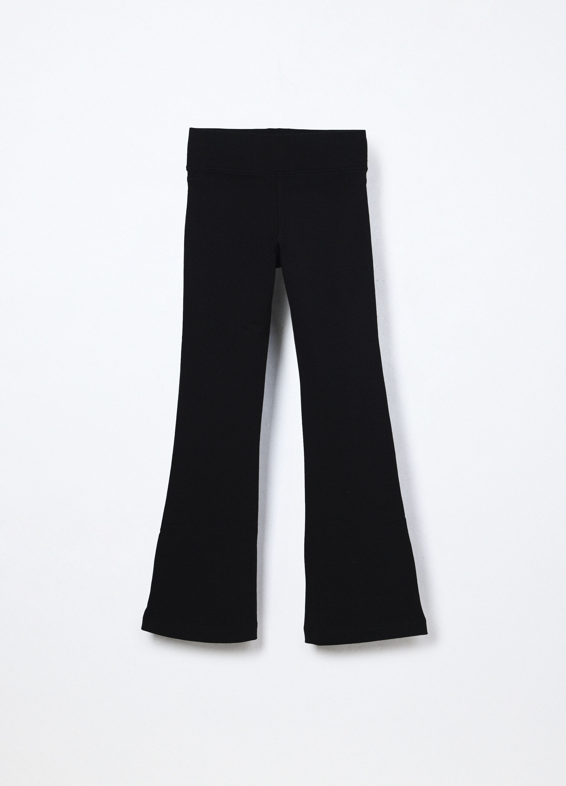 Treggings flare fit in cotone stretch ragazza_1