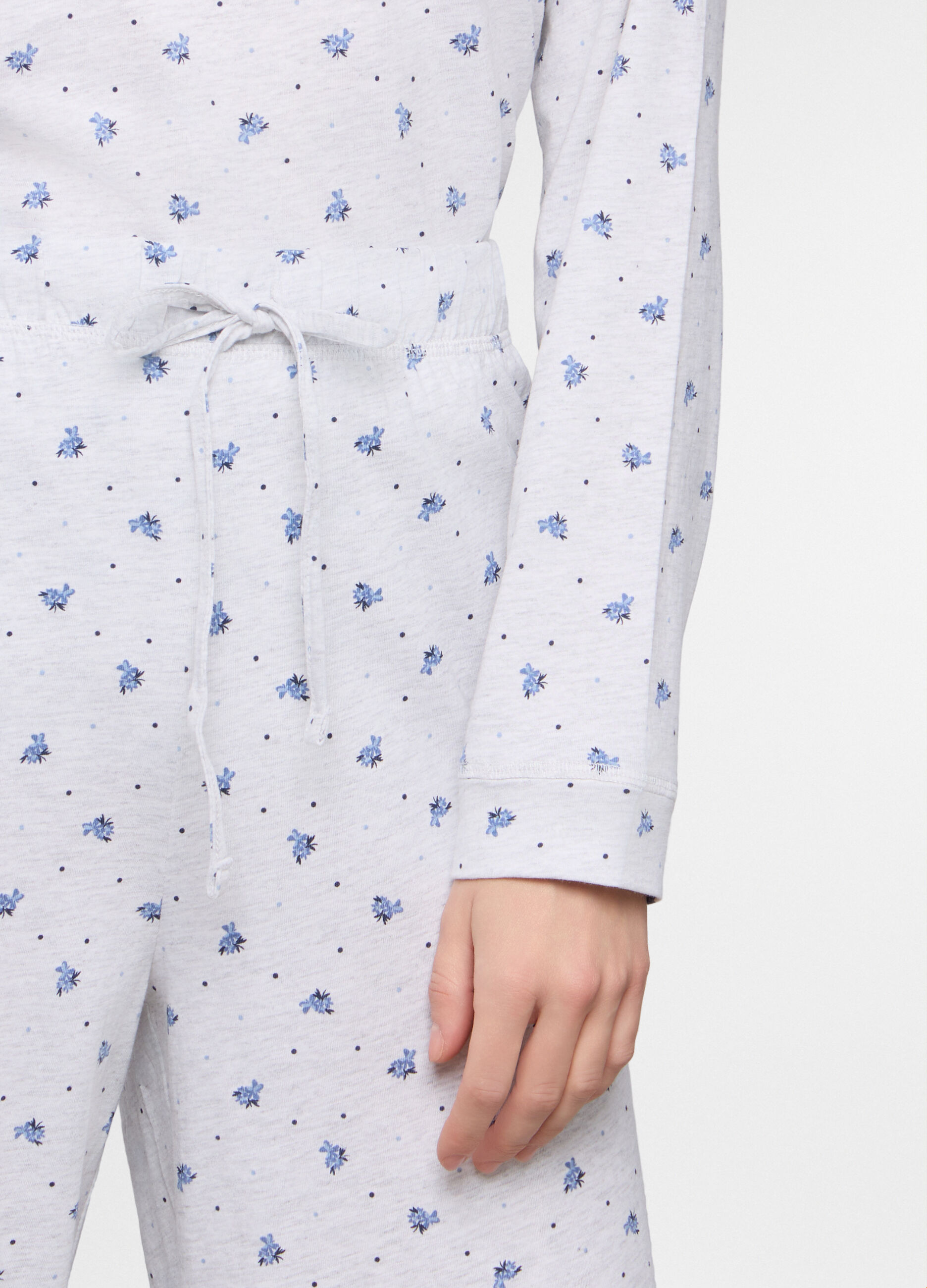 Pantaloni pigiama regular fit donna_2