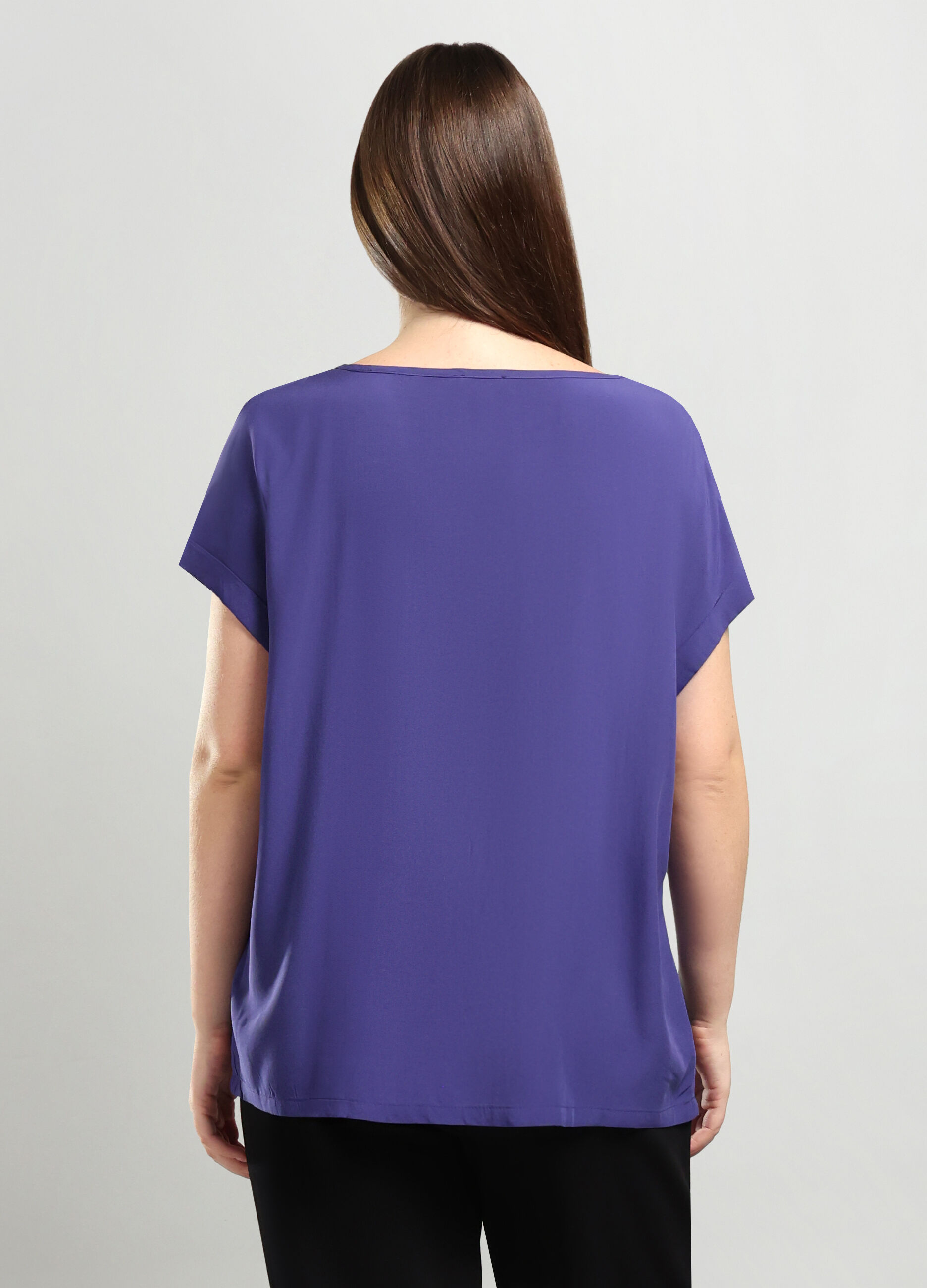 Blusa in pura viscosa donna curvy_1