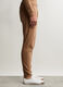 Jogger slim fit in felpa di cotone uomo_1