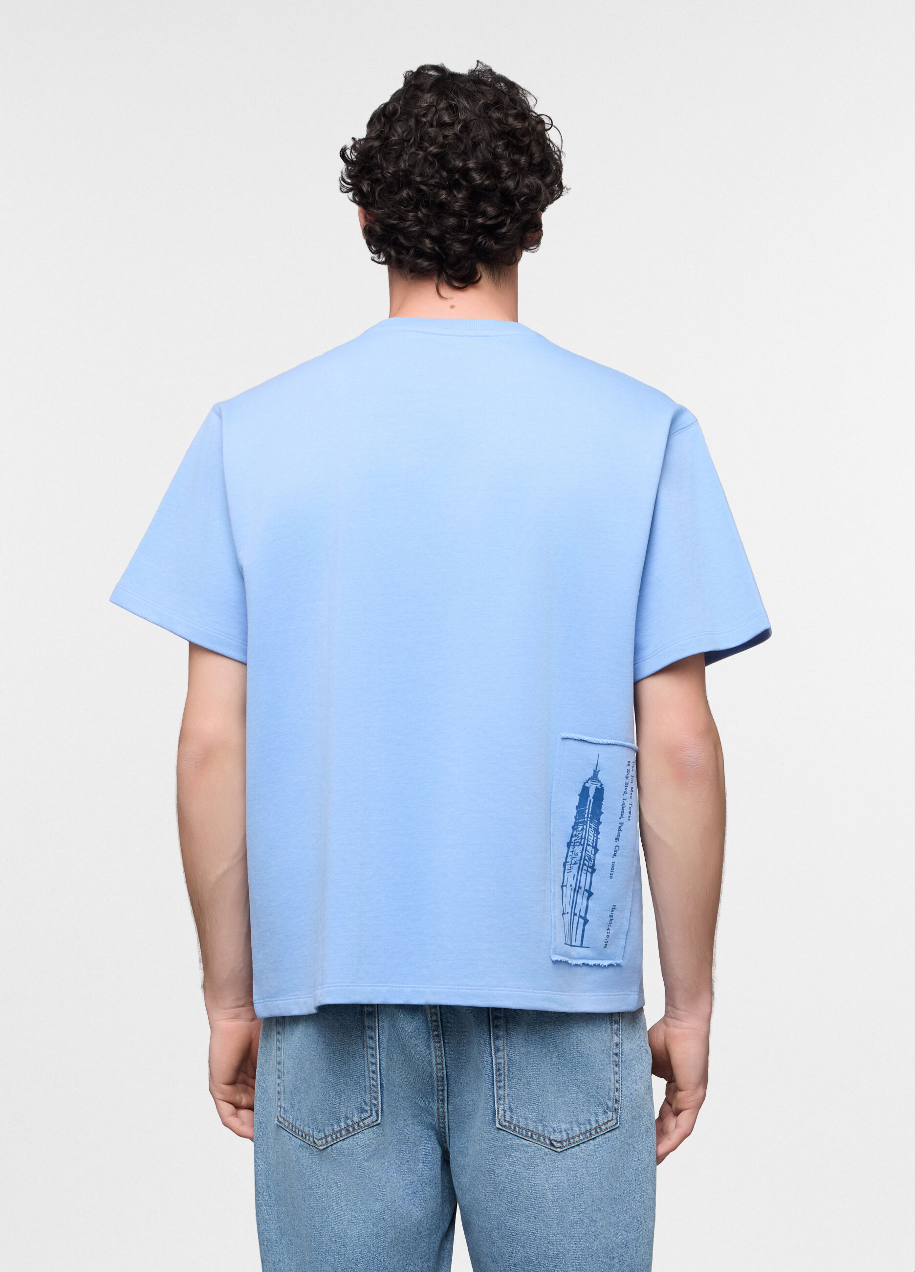 T-shirt Shanghai in felpa misto cotone uomo_1