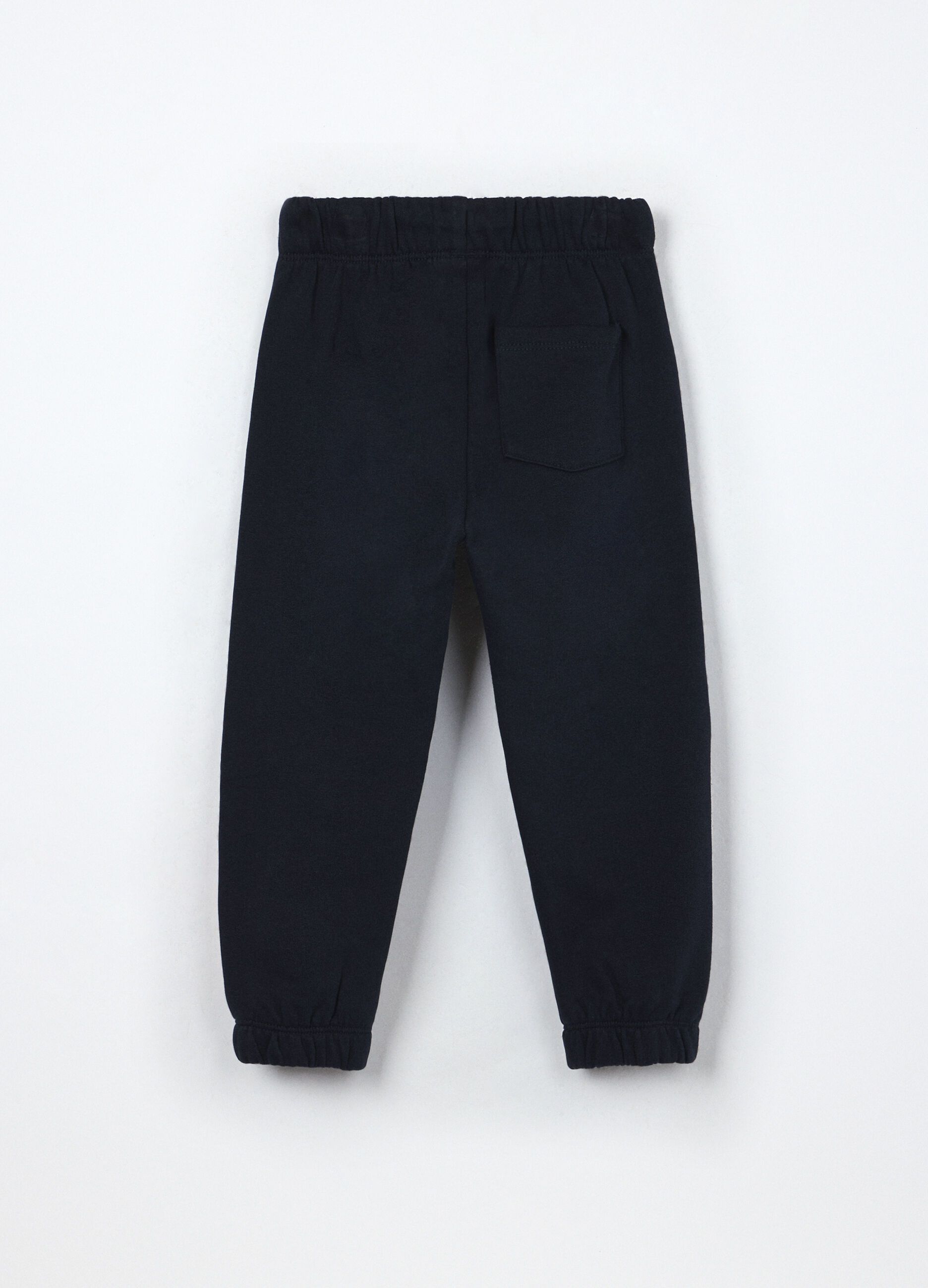 Joggers in puro cotone fleece neonato_1