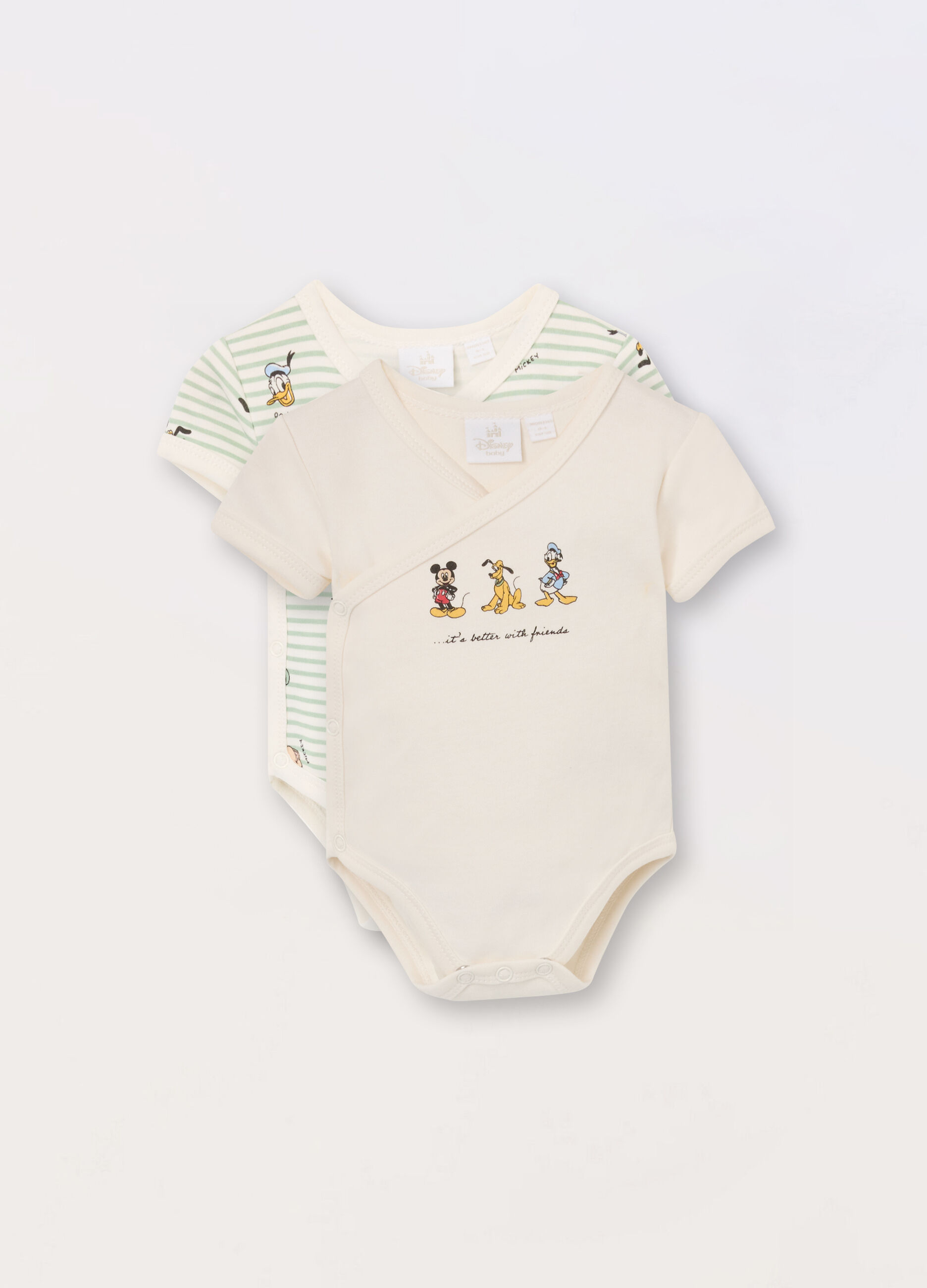 Pack 2 body in interlock di puro cotone neonato_0