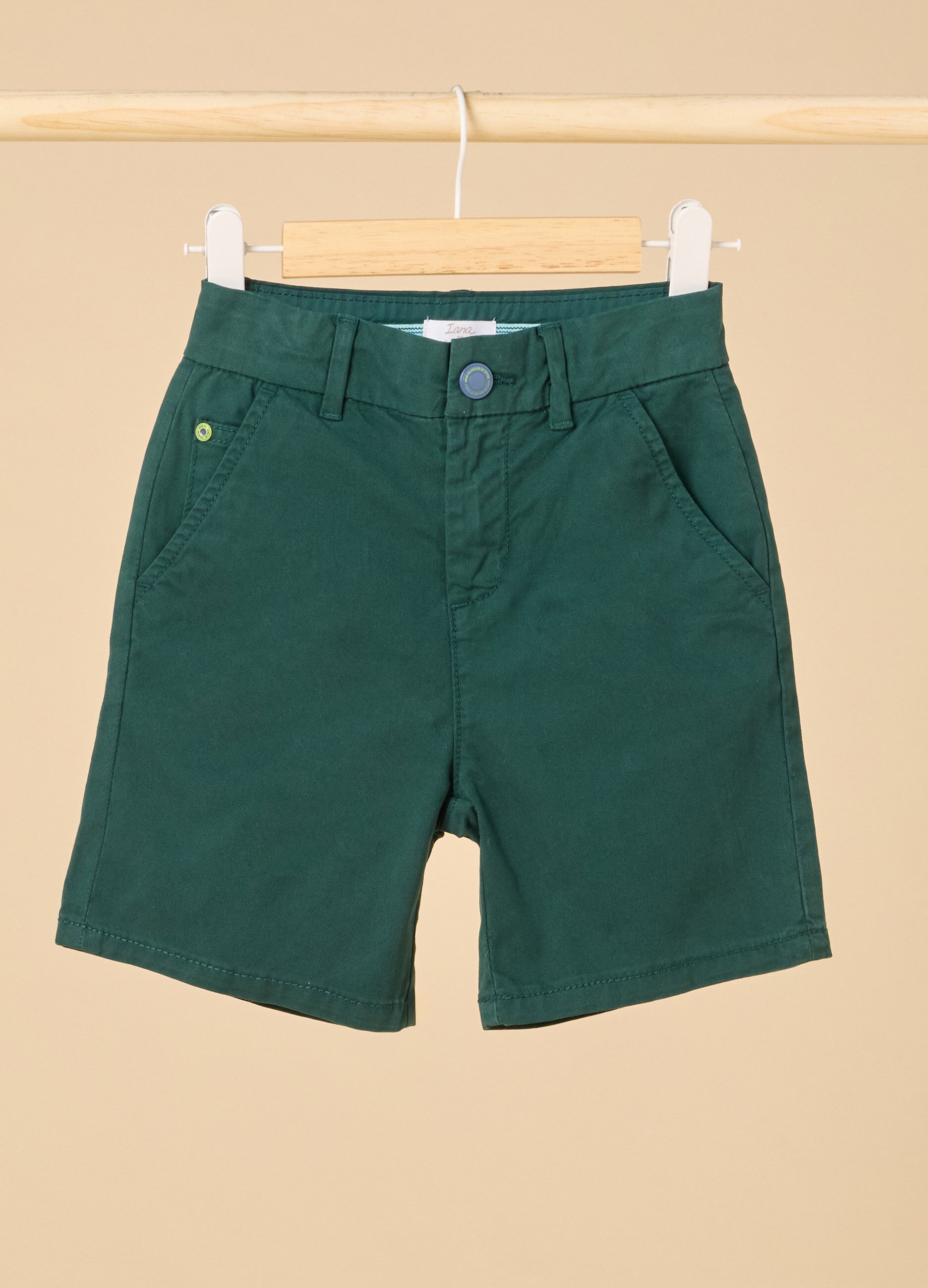 Shorts IANA in cotone stretch bambino_0