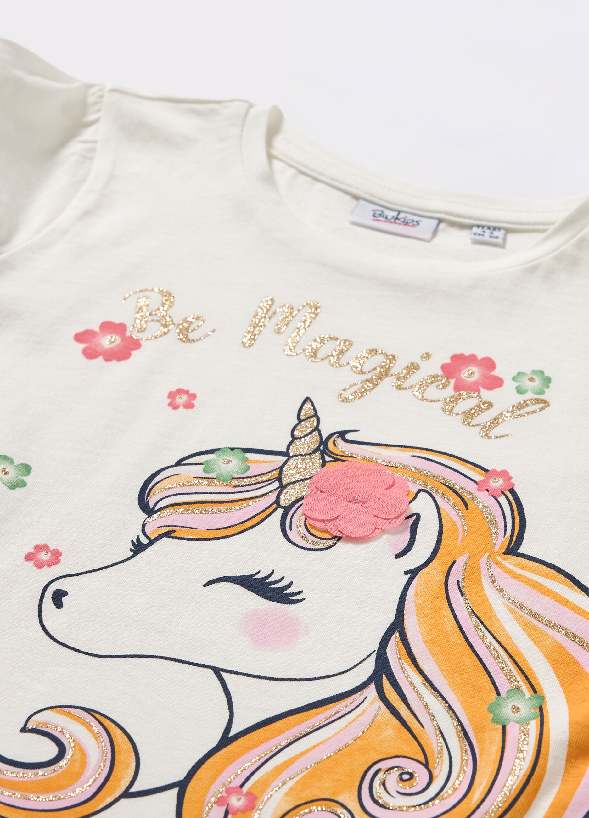 T-shirt in puro cotone bambina_1