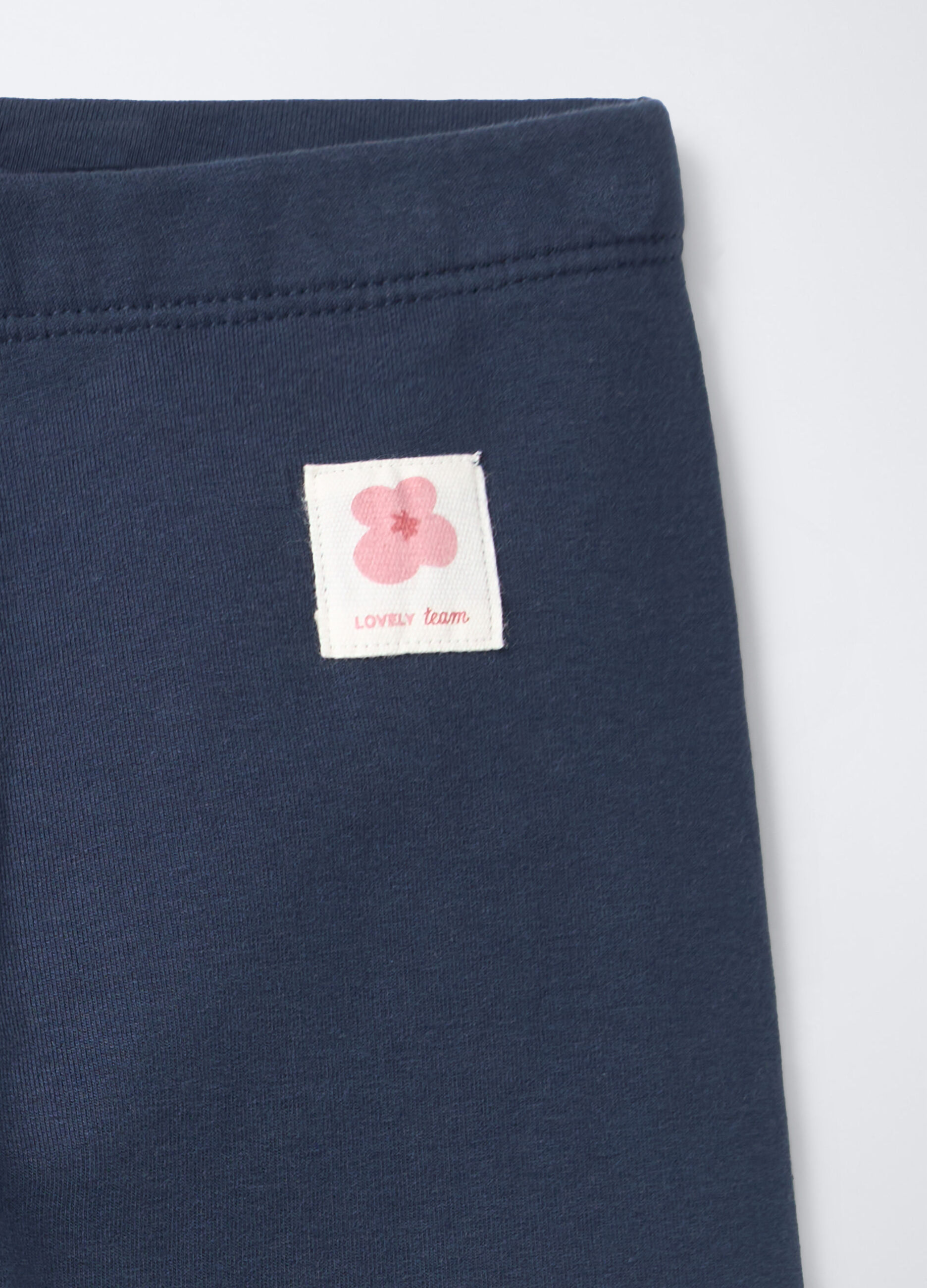 Leggings in cotone garzato stretch Fit Slim bambina_2