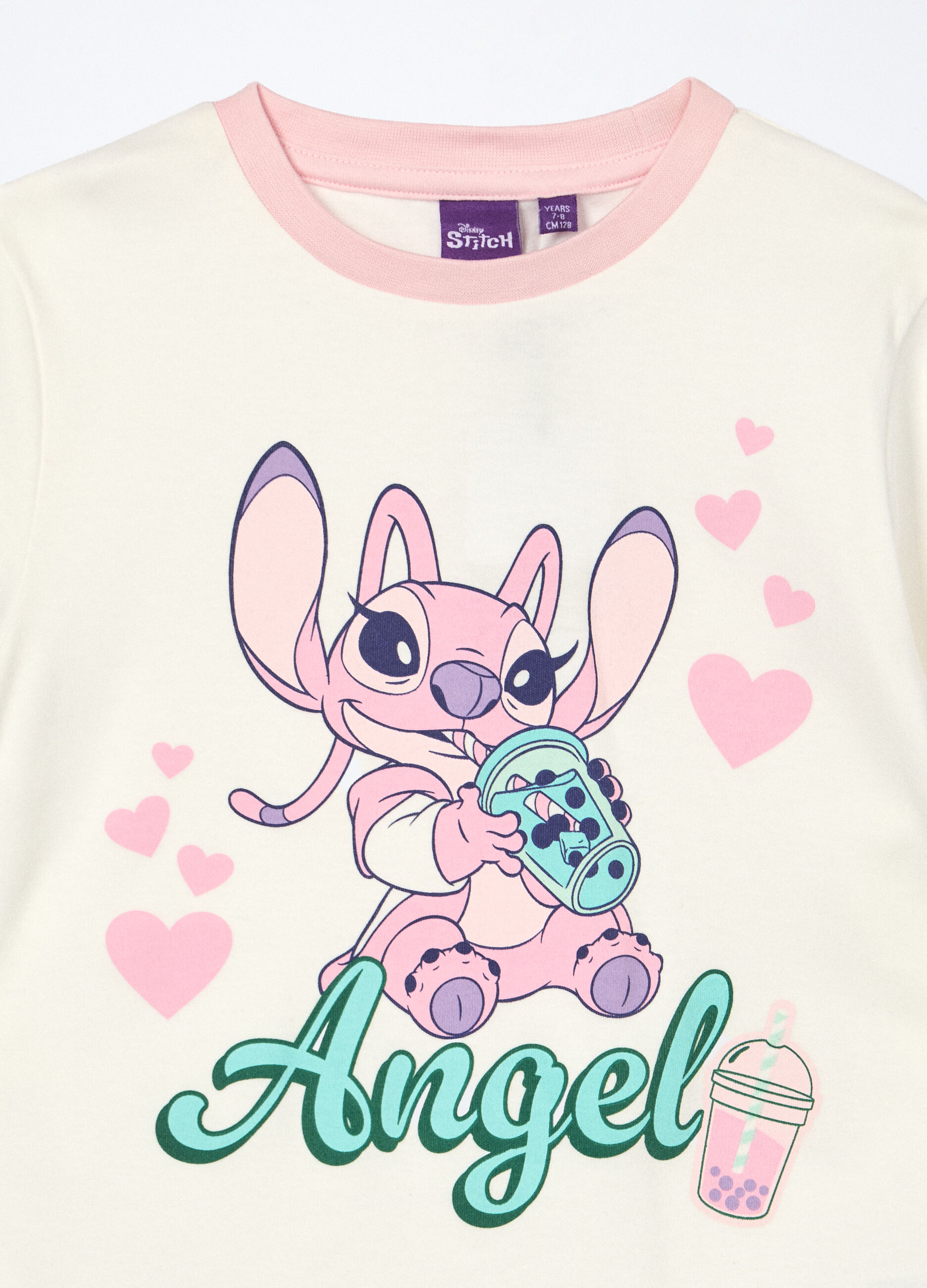 Set pigiama in interlock di puro cotone bambina_2