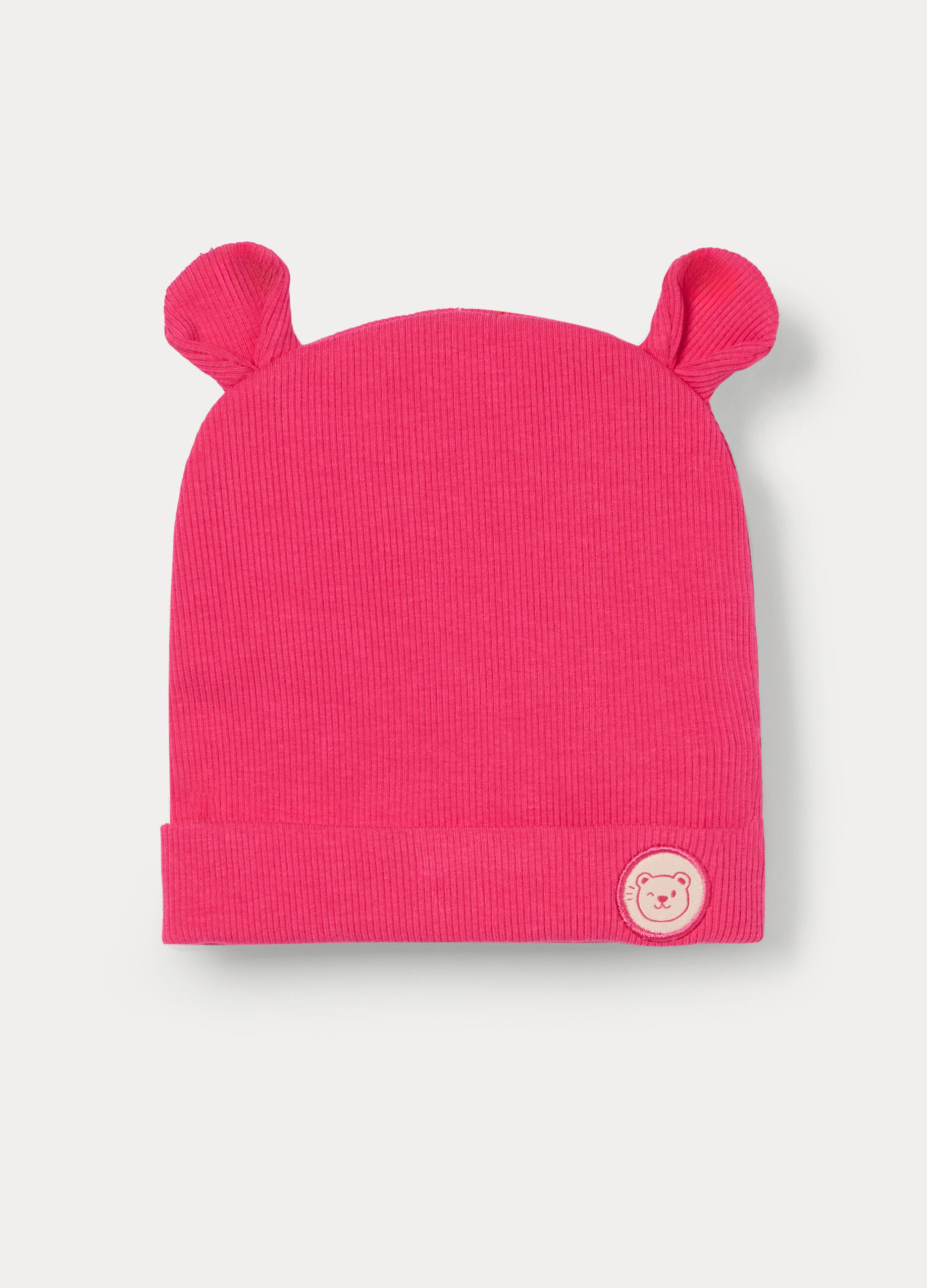 Berretto in french terry di viscosa stretch neonata_0