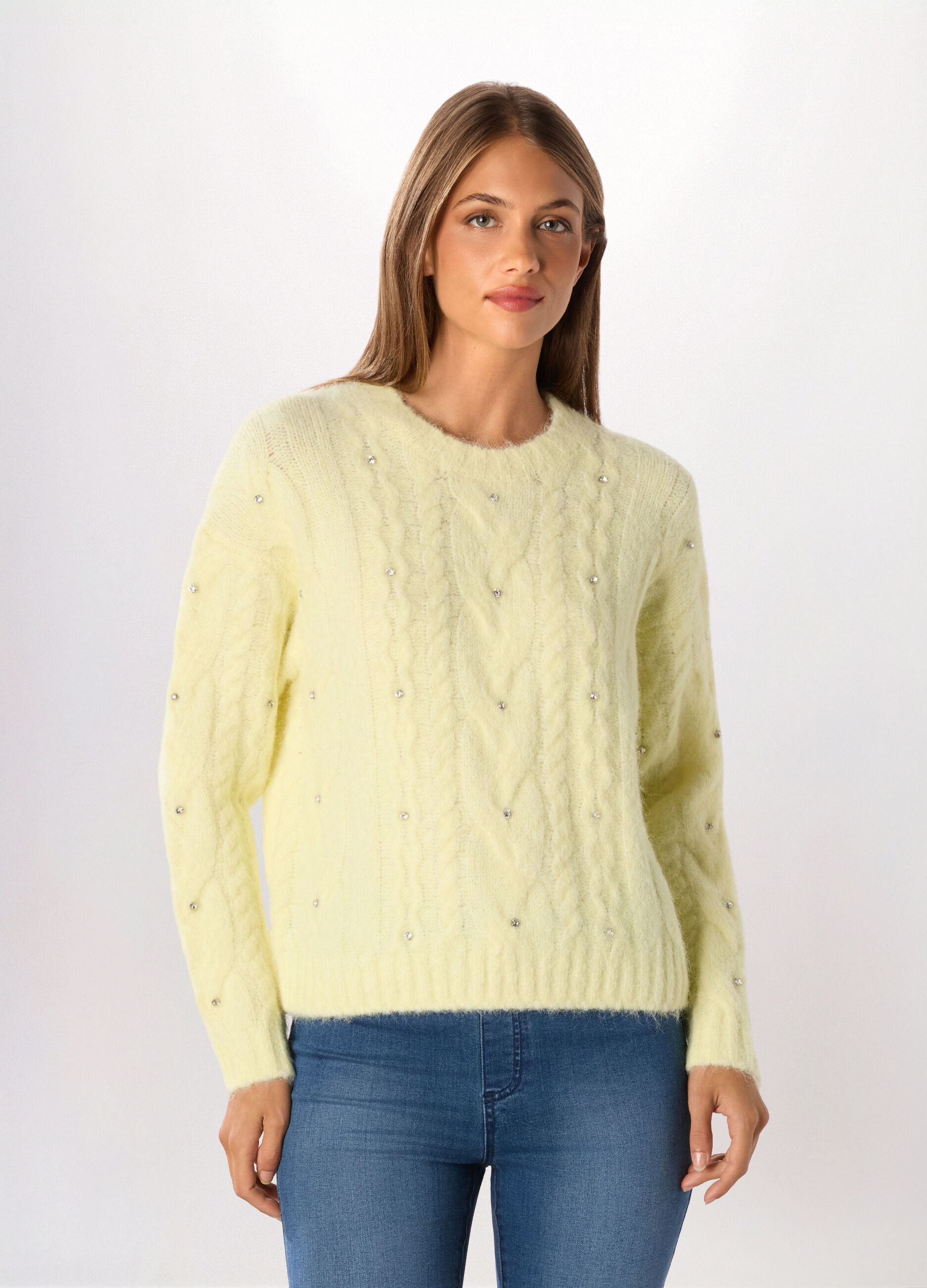 Pullover tricot misto lana donna_0