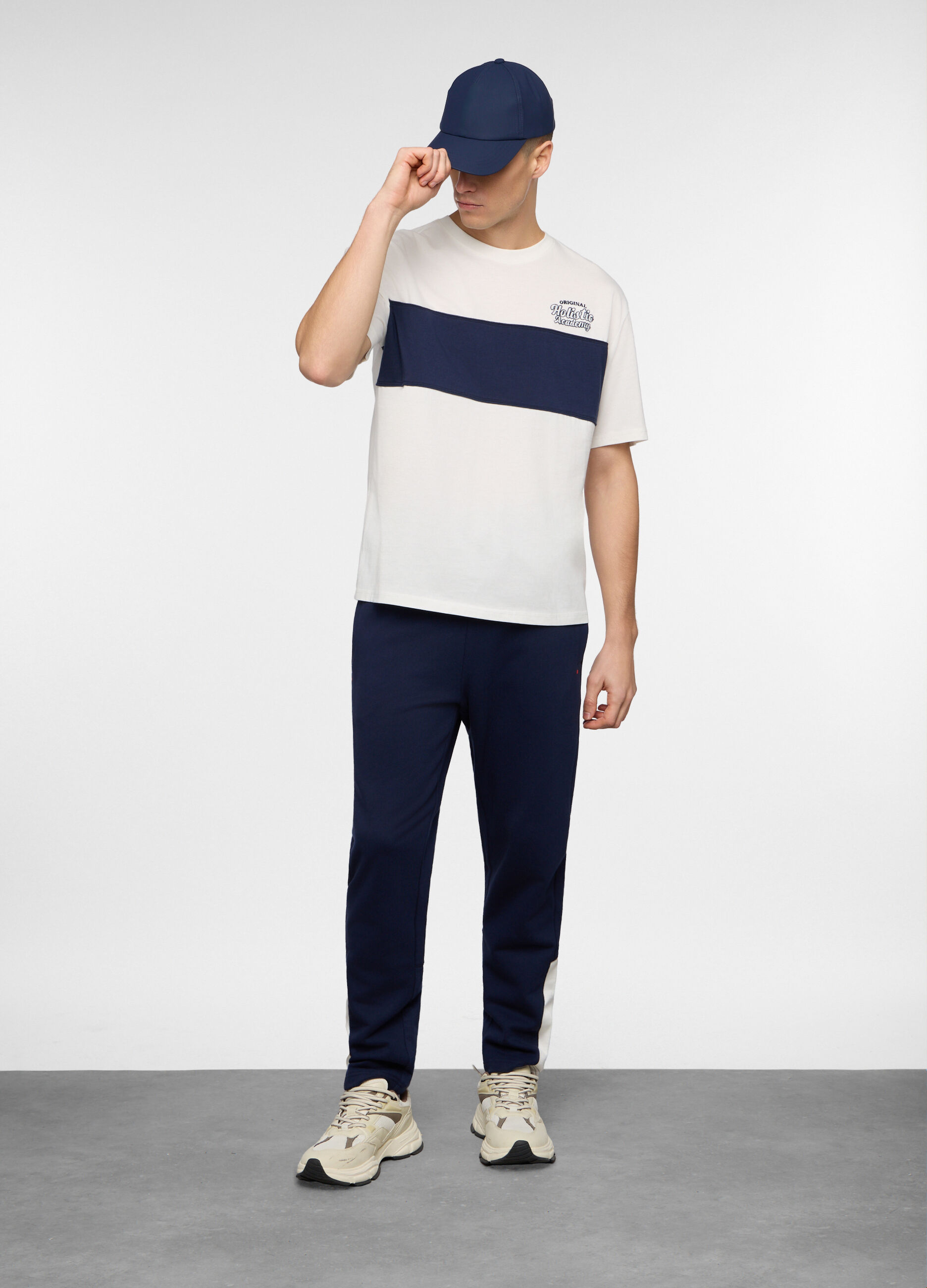 Jogger in felpa di cotone uomo_0