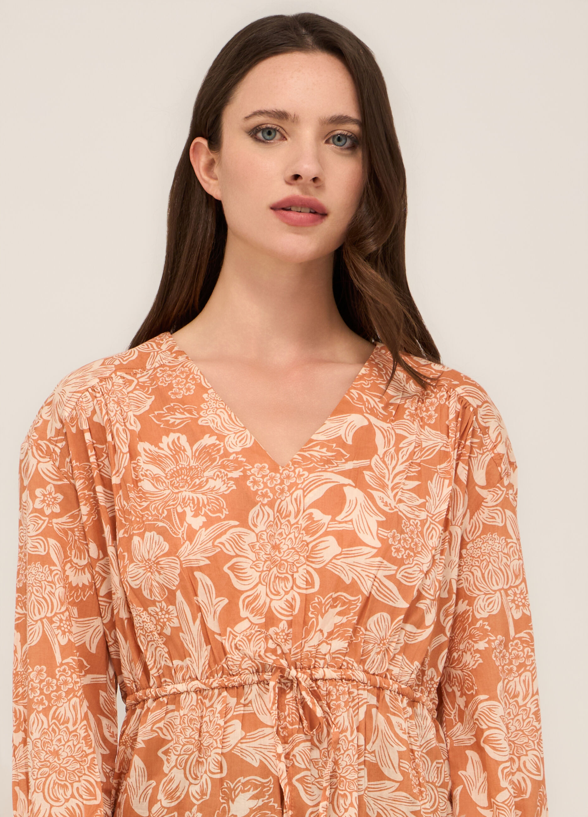 Blusa in popeline di puro cotone donna_2