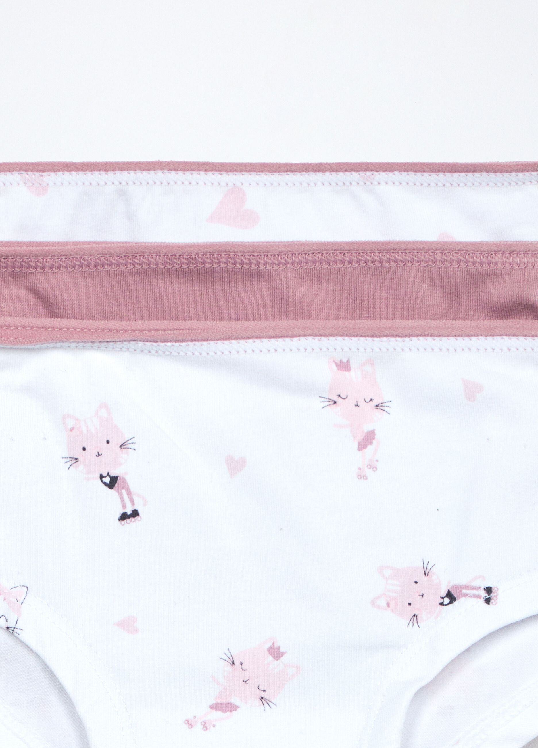 Pack 5 culotte in jersey di puro cotone bambina_3