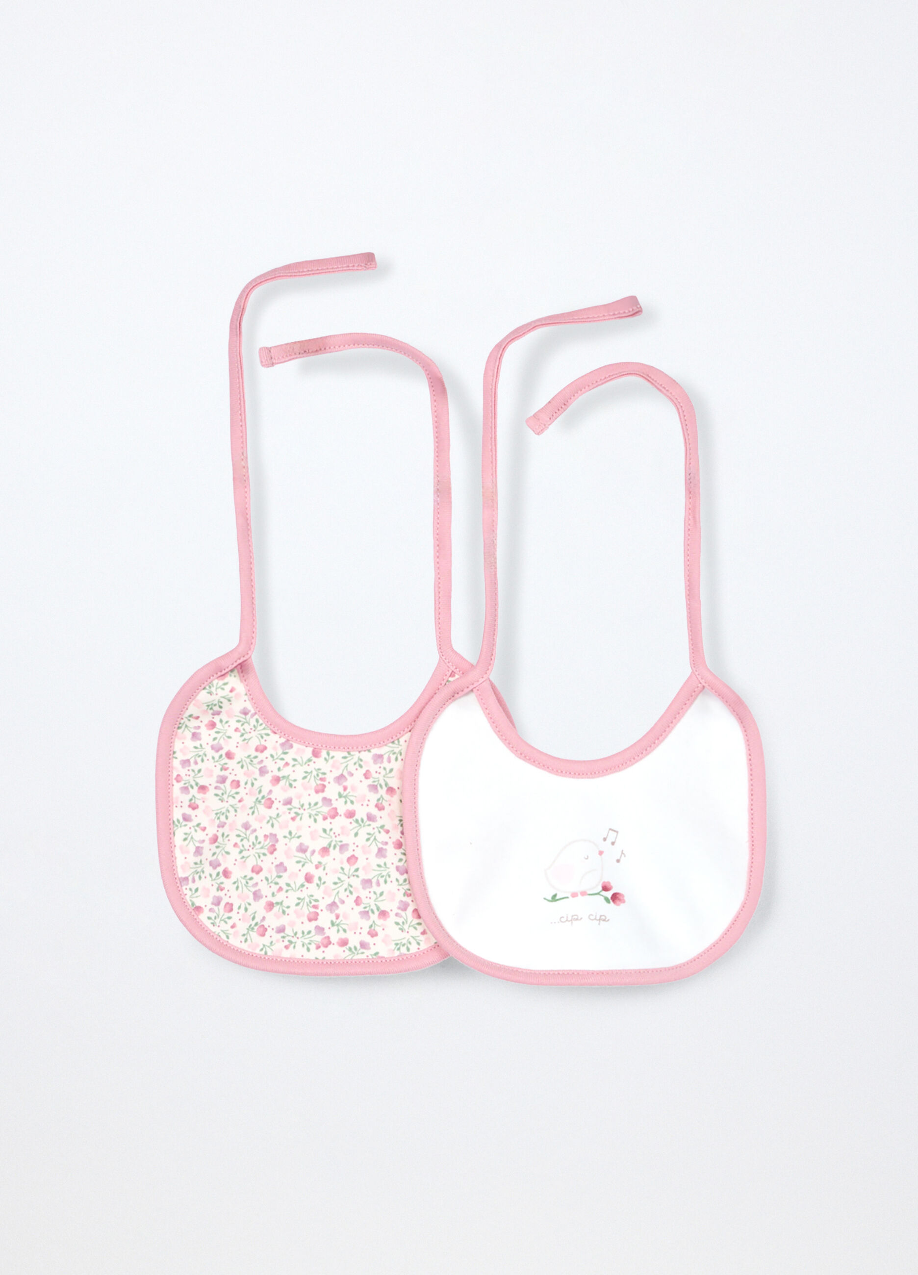 Pack 2 bavaglini in interlock di puro cotone_0