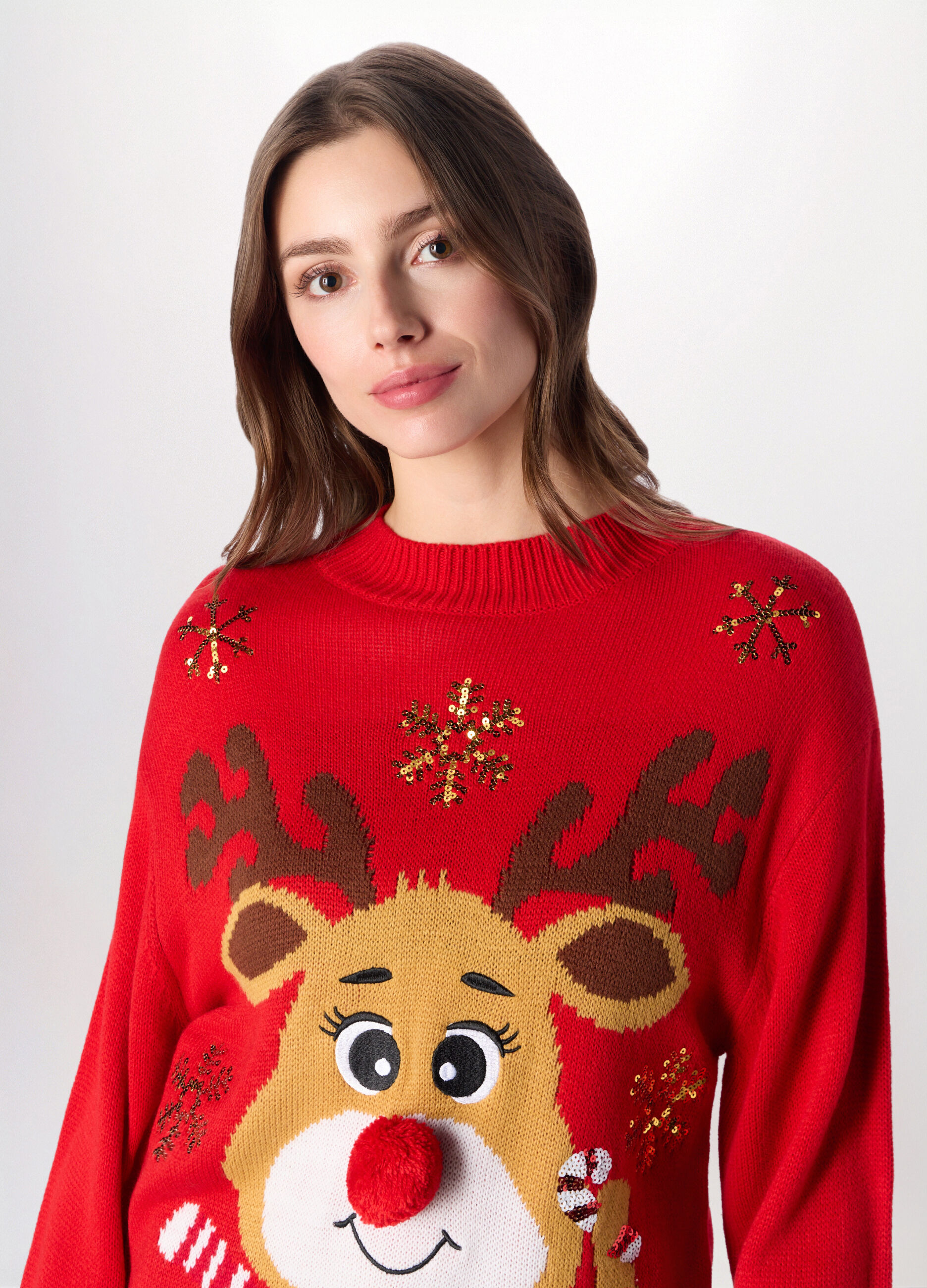 Girocollo tricot natalizio donna_2