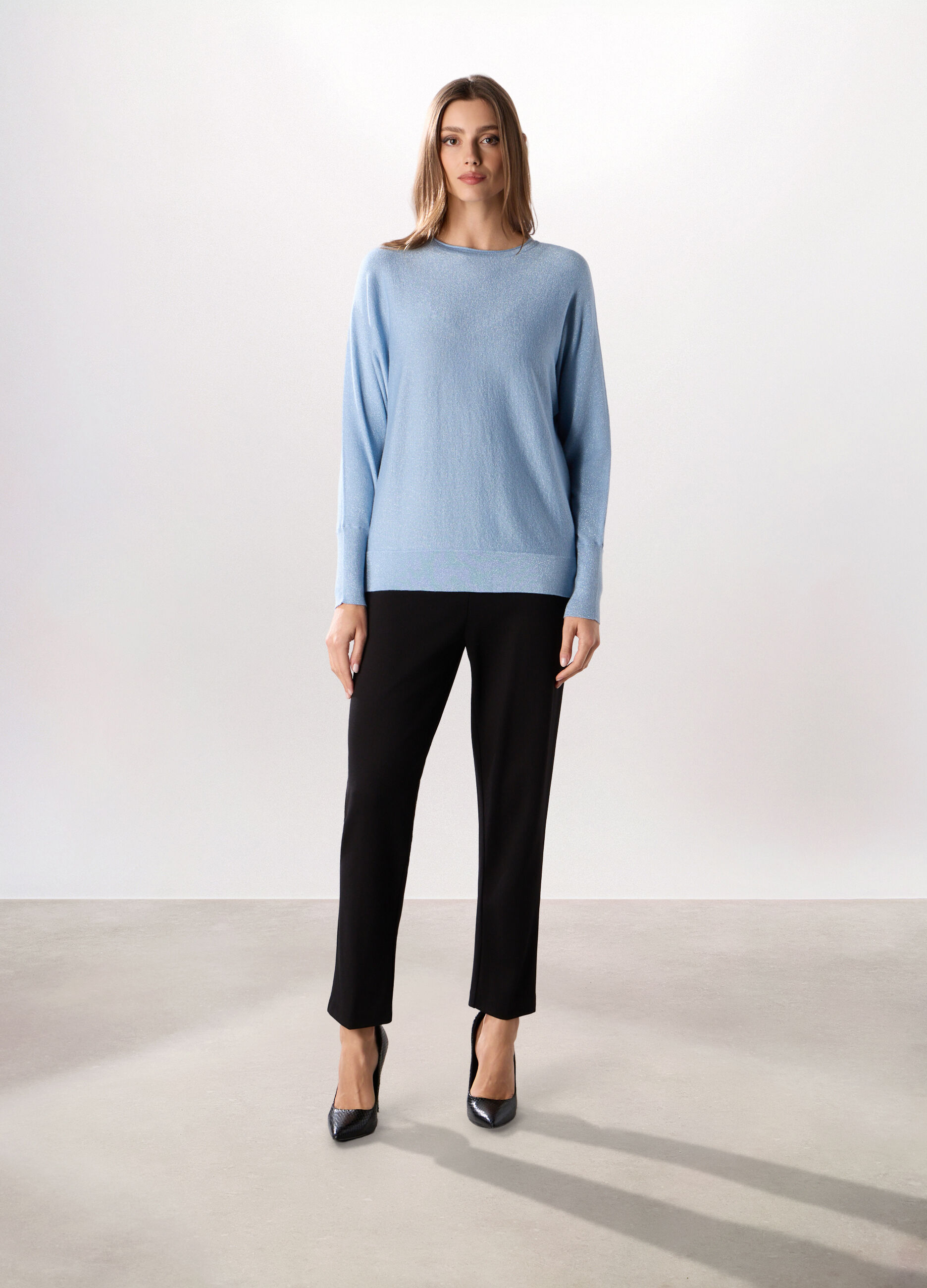 Pantaloni in punto Milano donna_0