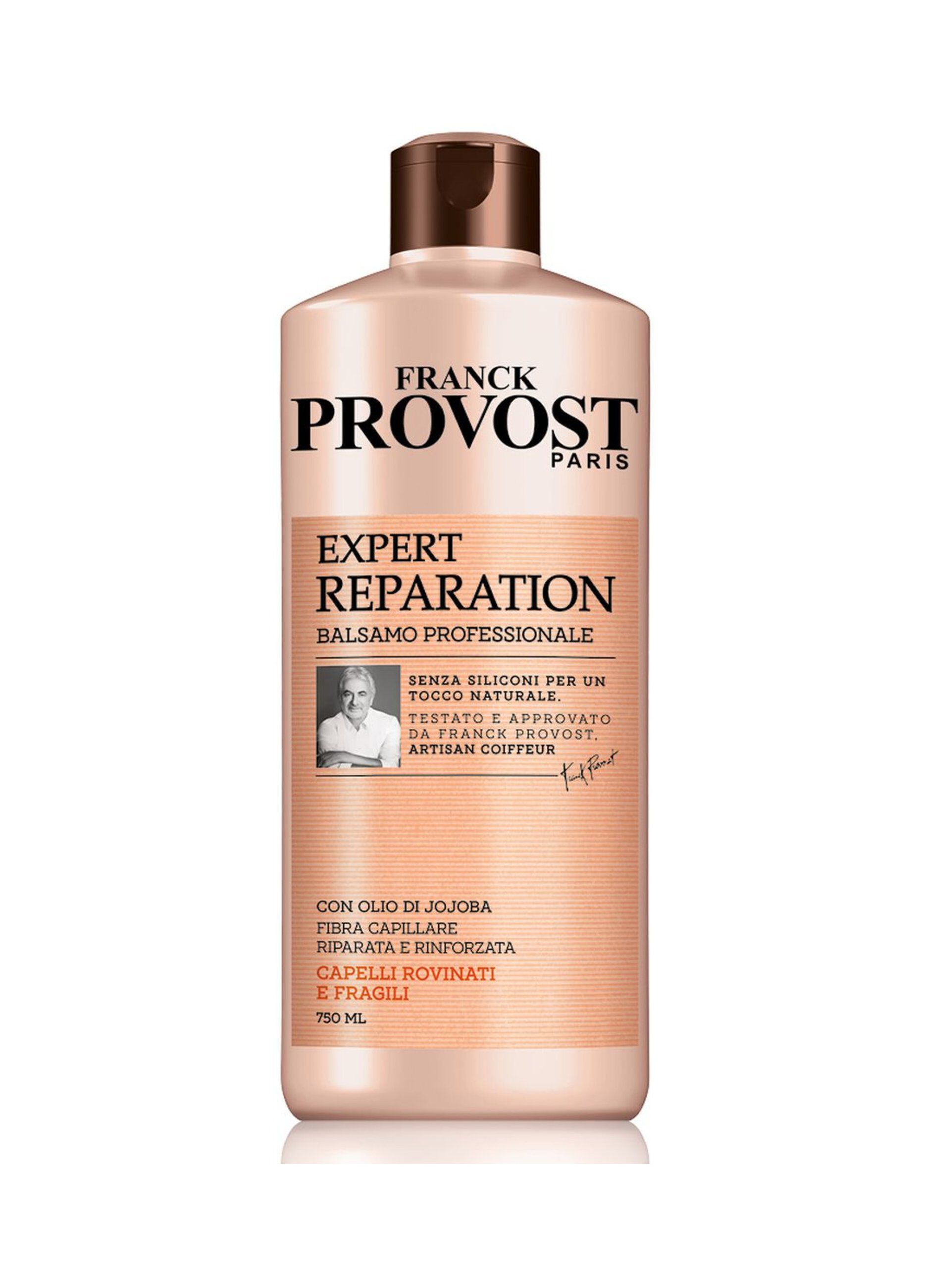 Franck Provost Balsamo Professionale Expert Reparation, Balsamo con Olio di Jojoba per capelli rinforzati e riparati, , 750 ml._0