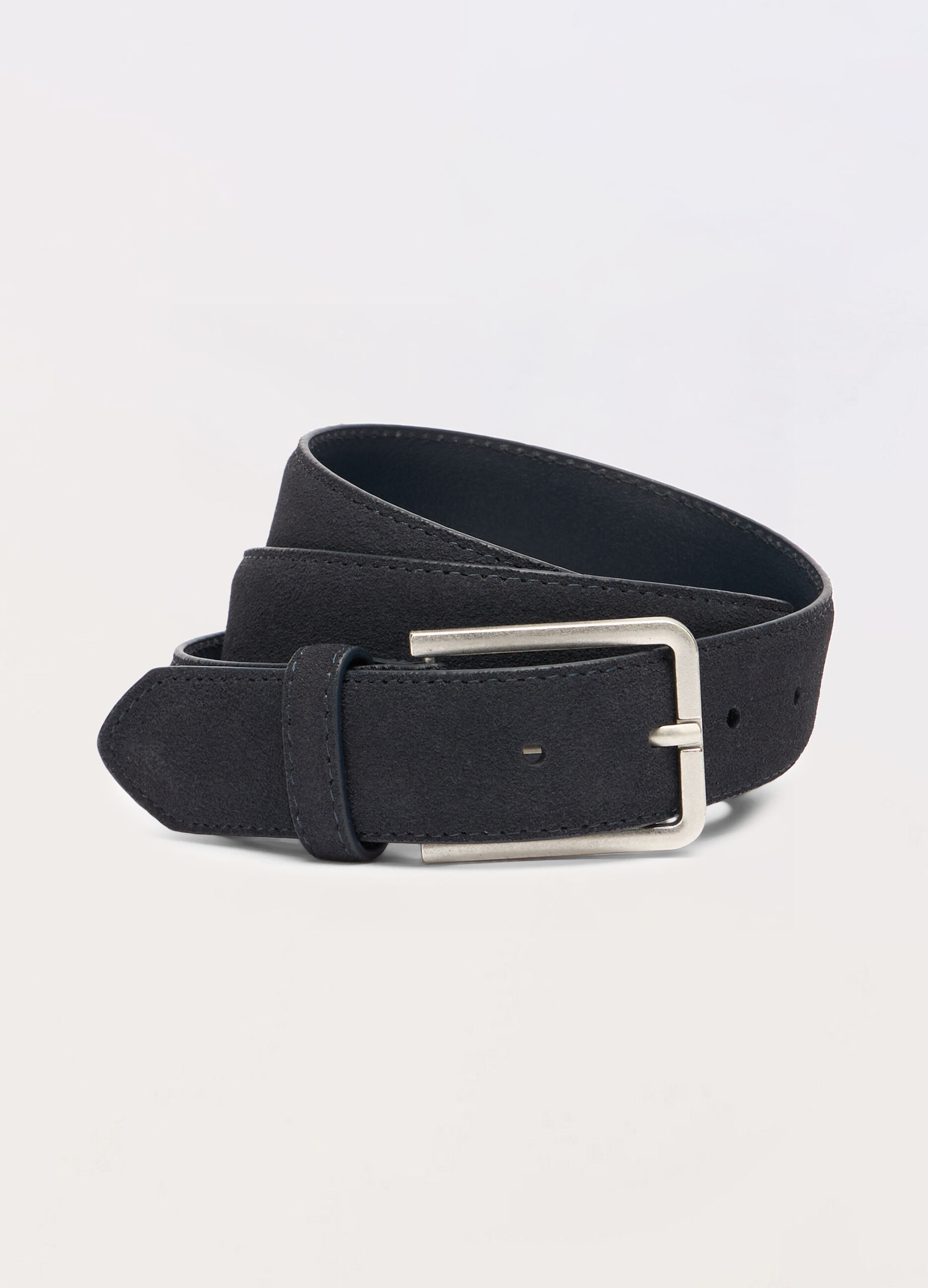 Cintura in vera pelle scamosciata uomo_0