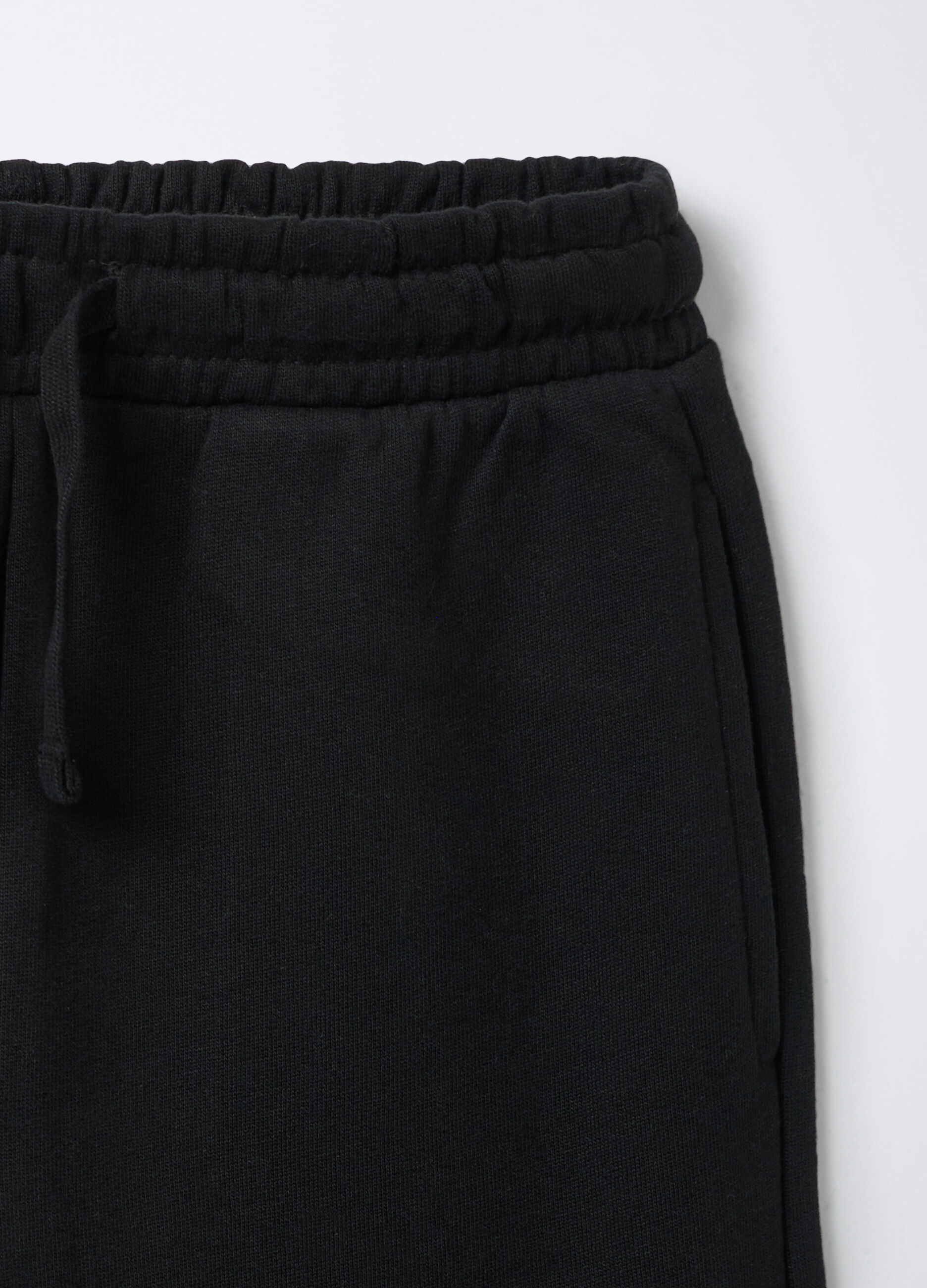 Jogger in cotone garzato Wide Leg ragazza_2