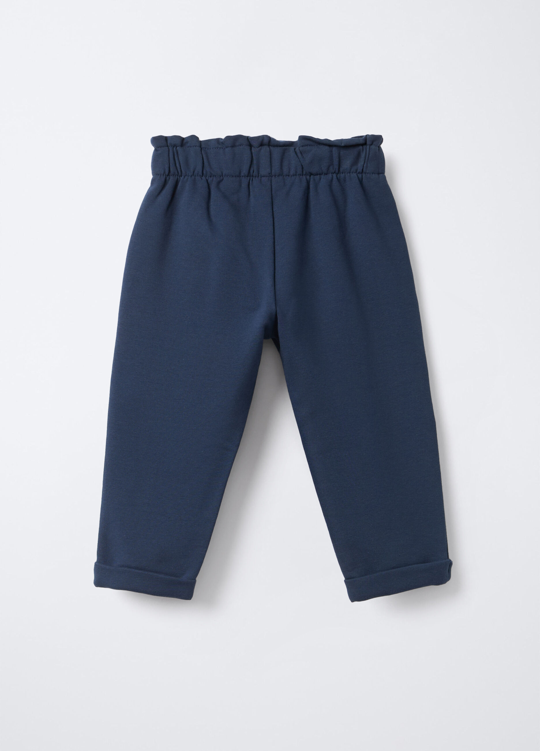 Jogger in cotone garzato stretch Fit Regular bimba_1