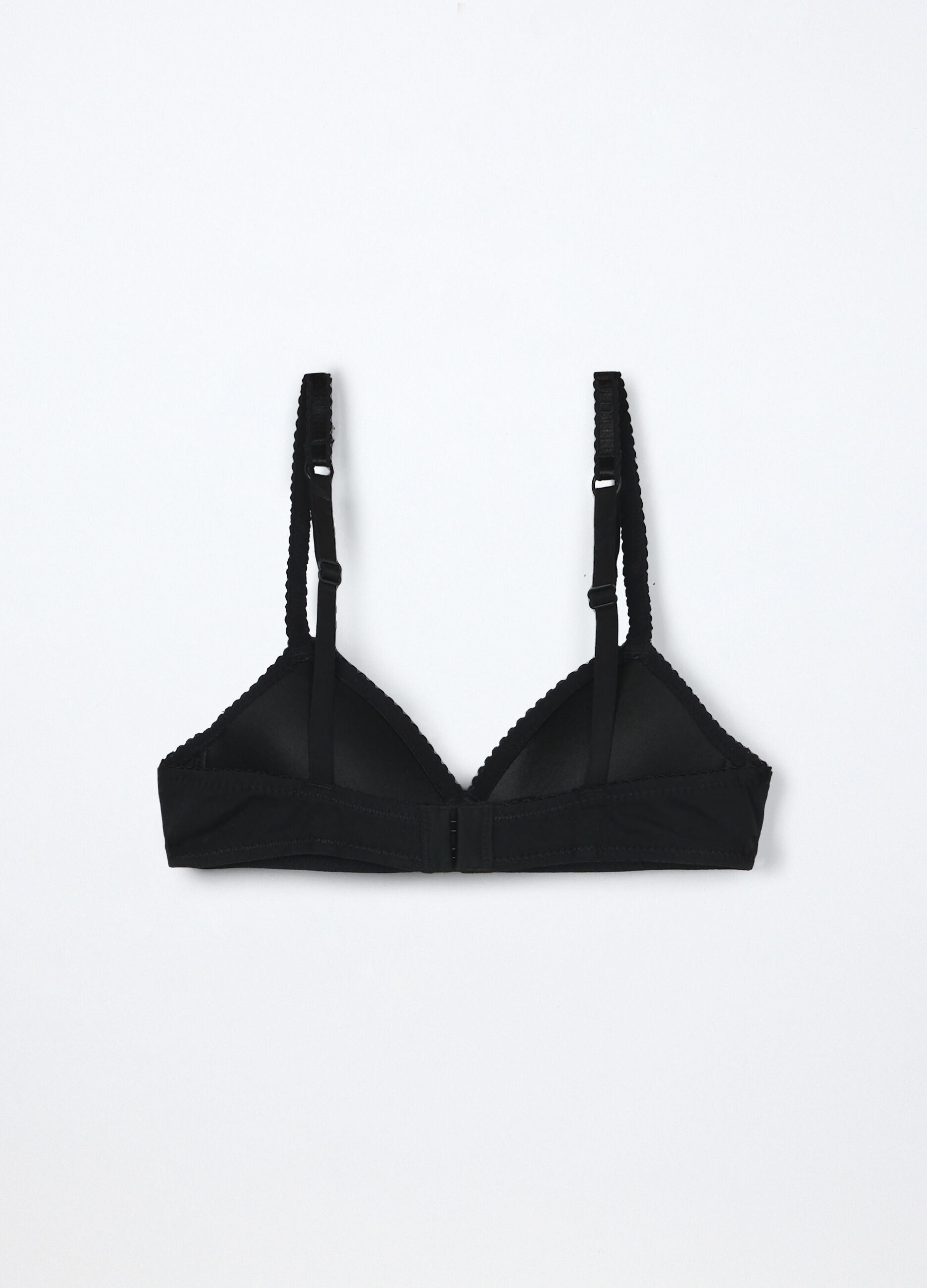 Reggiseno a triangolo in jersey di cotone stretch ragazza_1