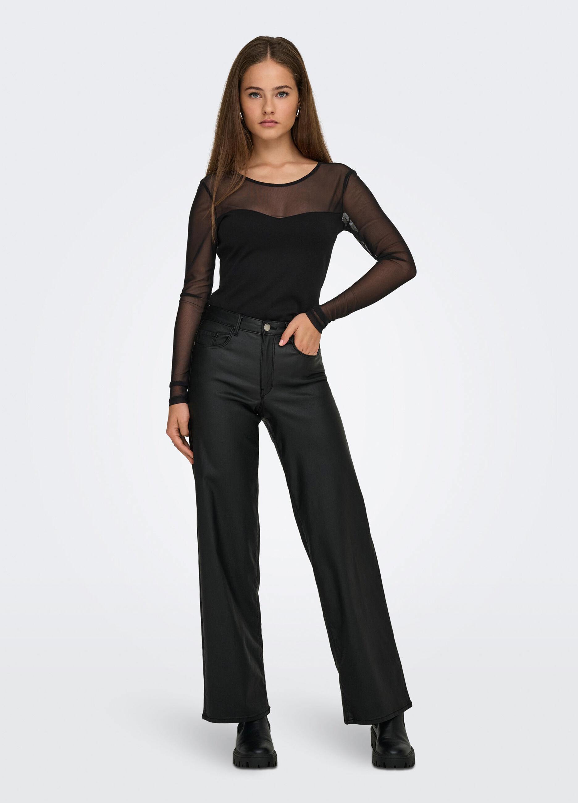 T-shirt a maniche lunghe donna_2