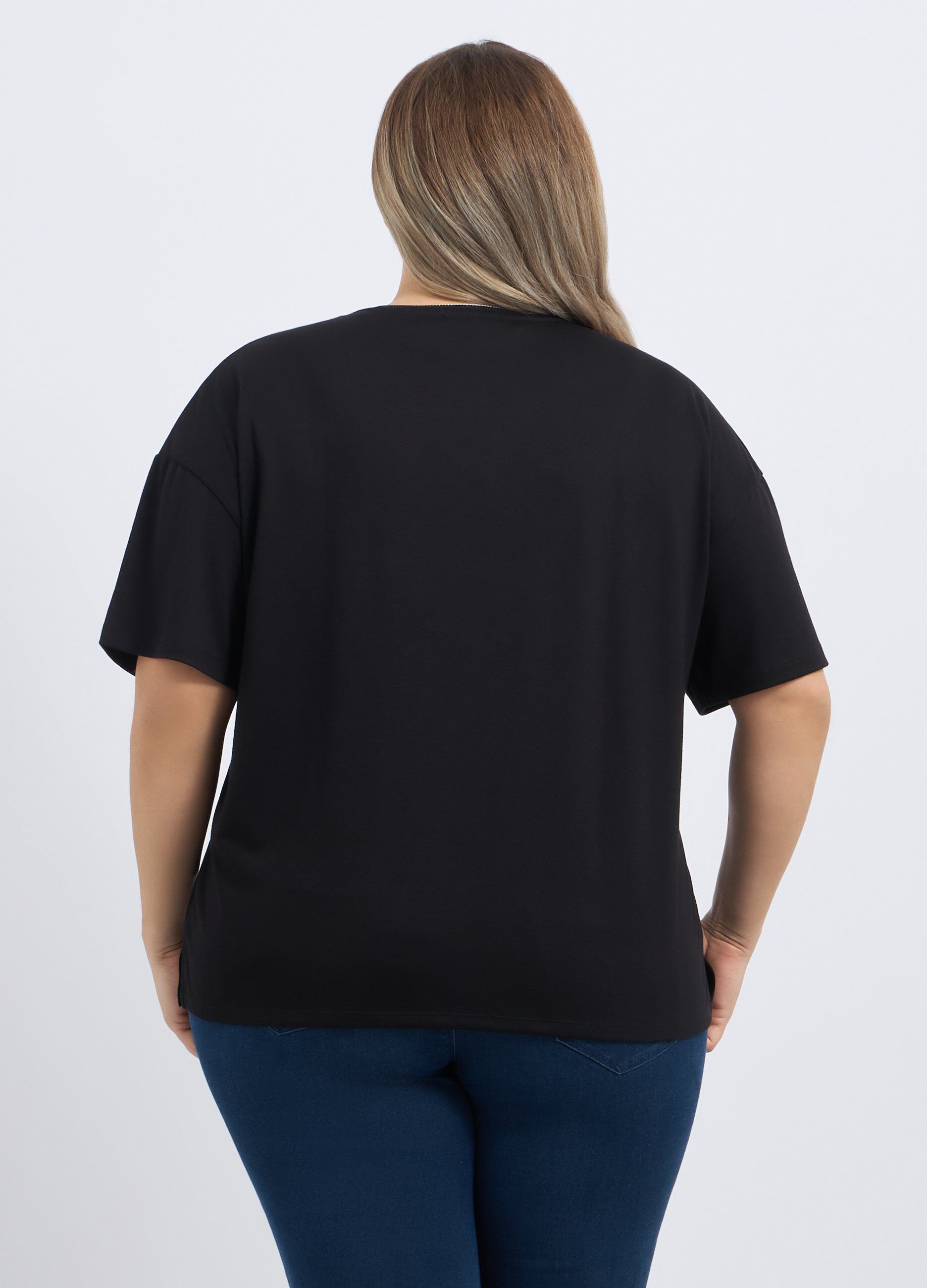 T-shirt in misto viscosa donna curvy_1