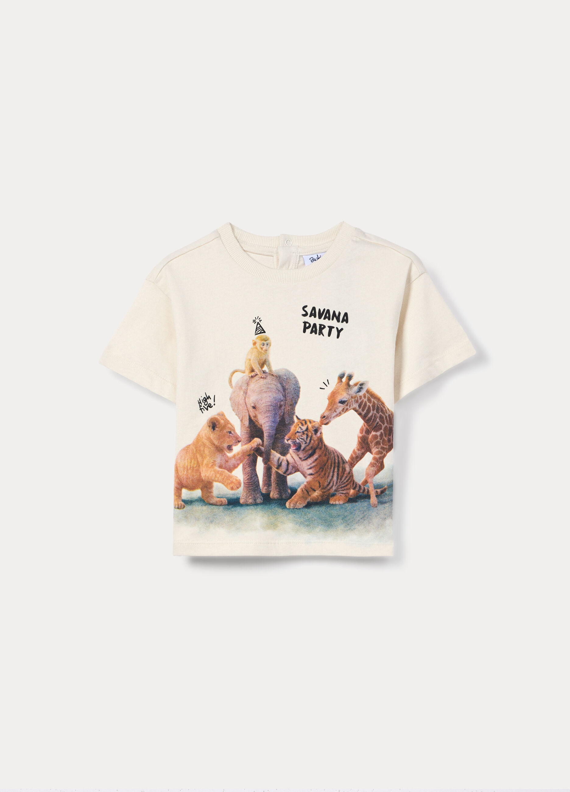 T-shirt in jersey di puro cotone bimbo_0