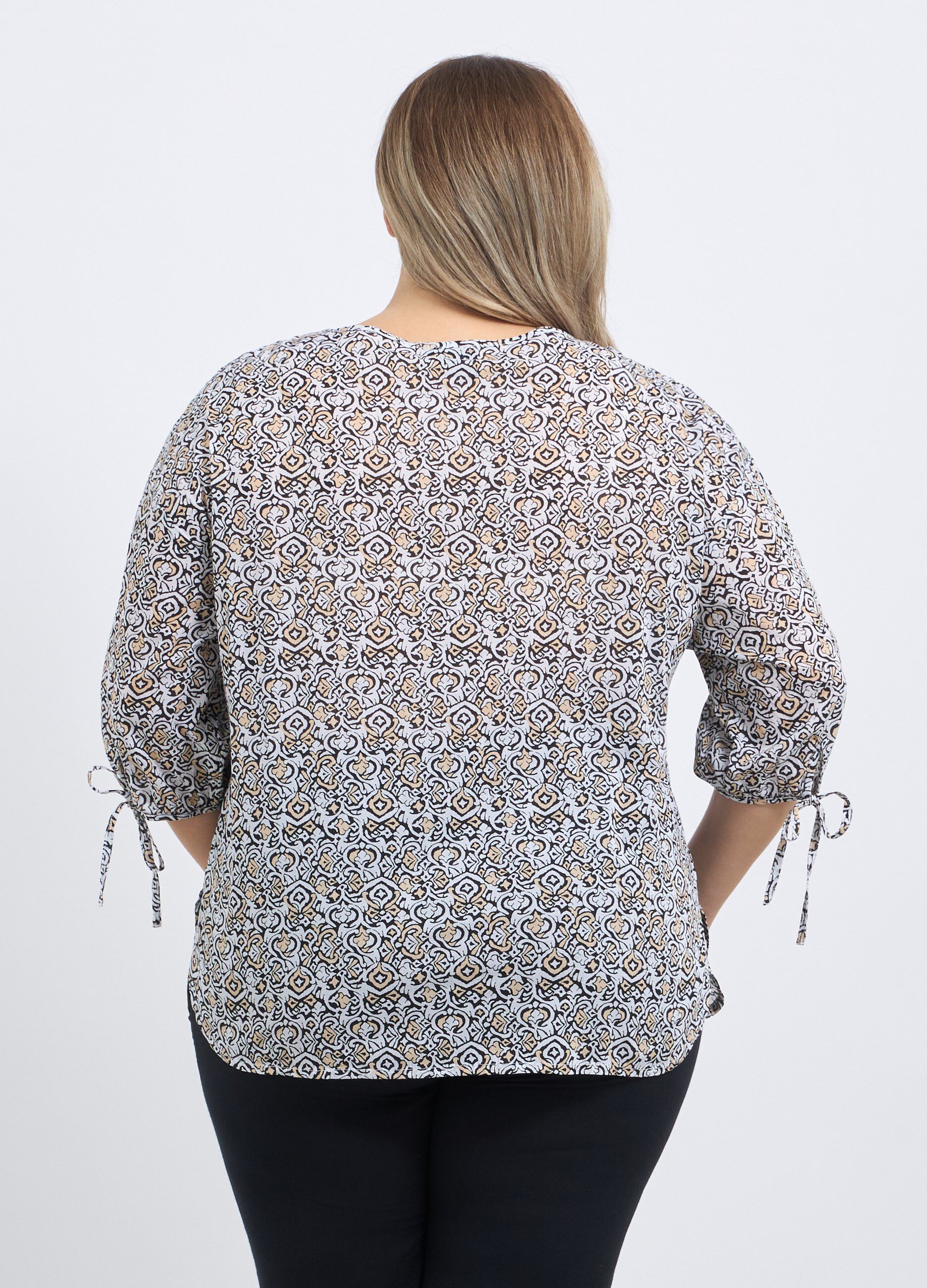 Blusa in puro cotone donna curvy_1