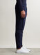 Jogger slim fit in felpa di cotone uomo_1